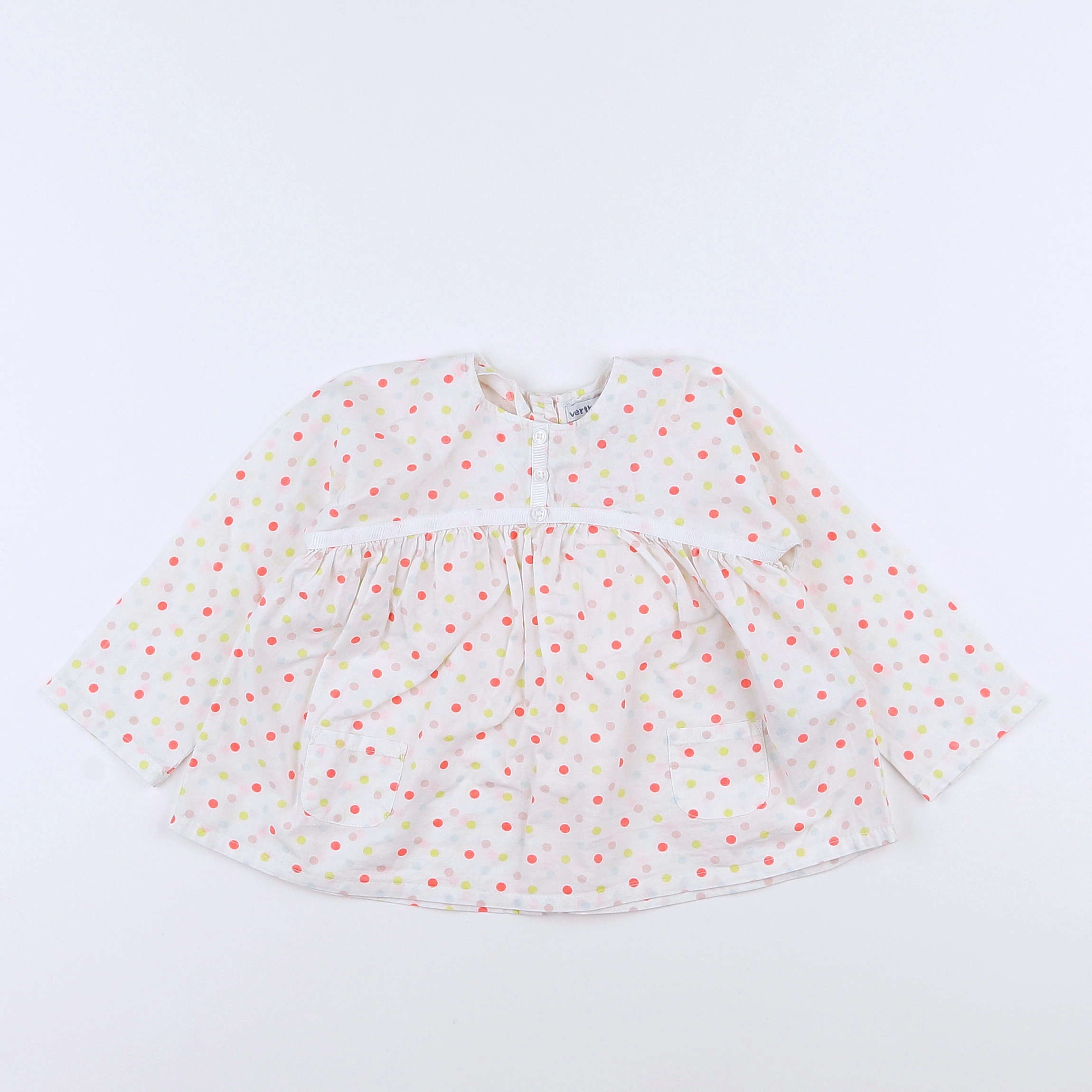 Vertbaudet - blouse blanc - 18 mois
