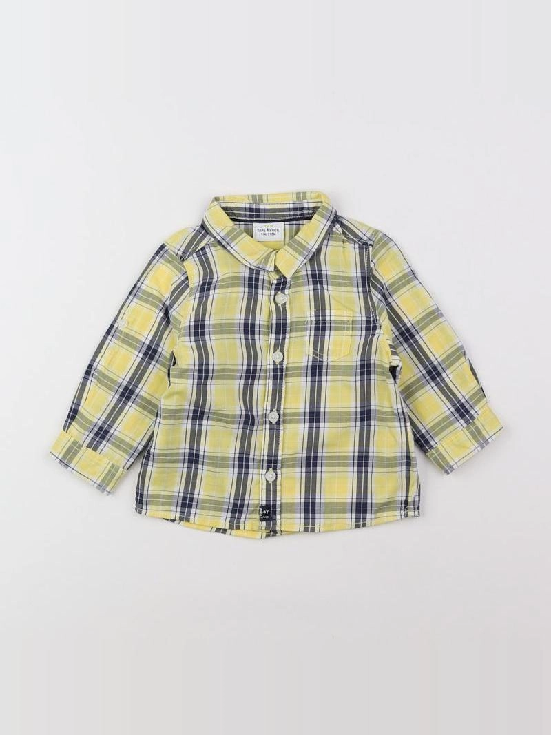 Tape à l'oeil - chemise jaune - 9 mois