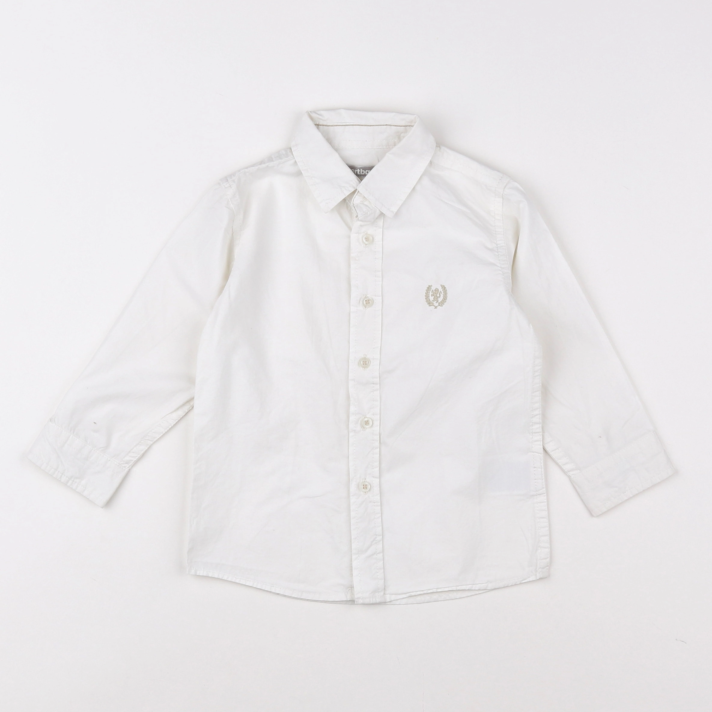 Vertbaudet - chemise blanc - 2 ans