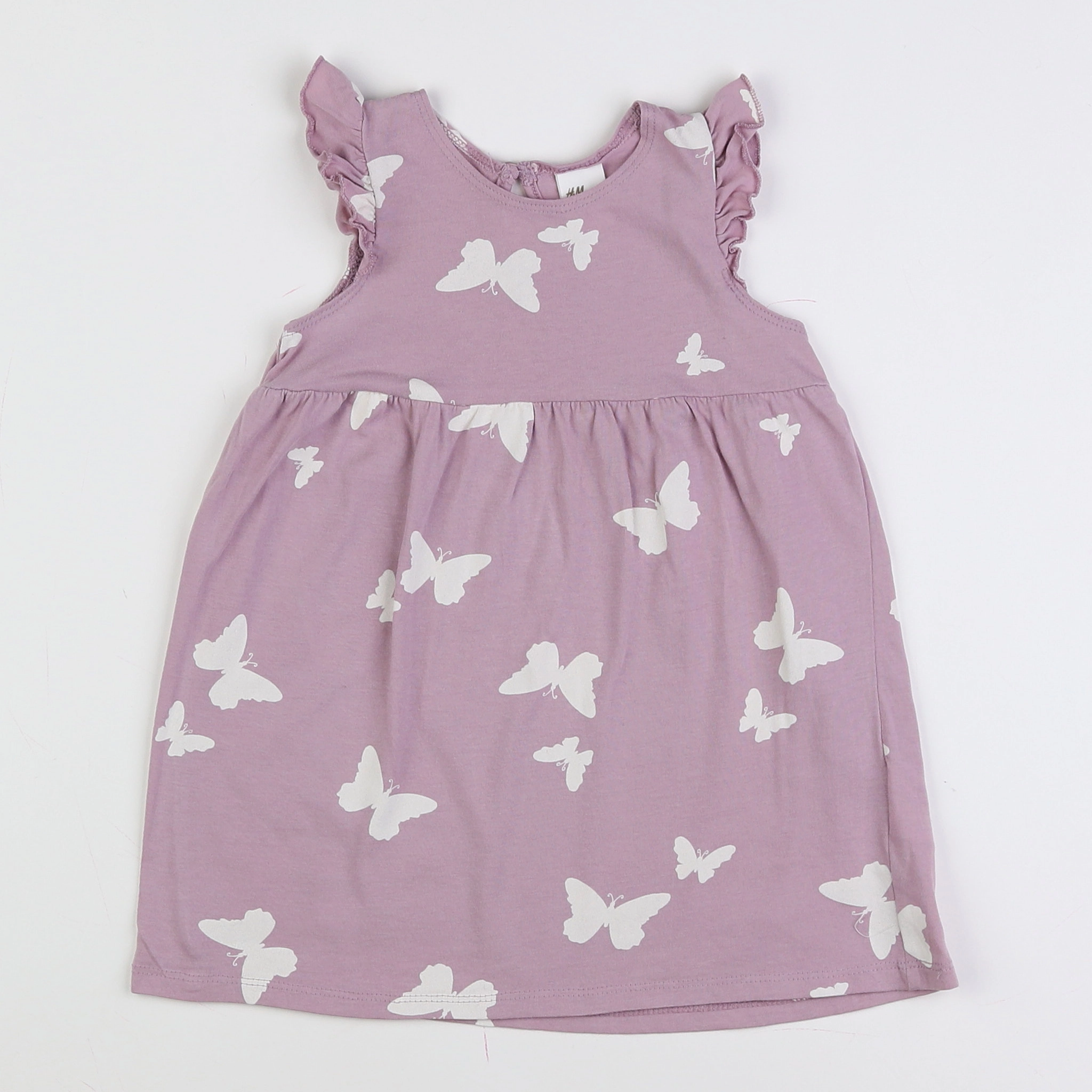 H&M - robe rose - 9/12 mois