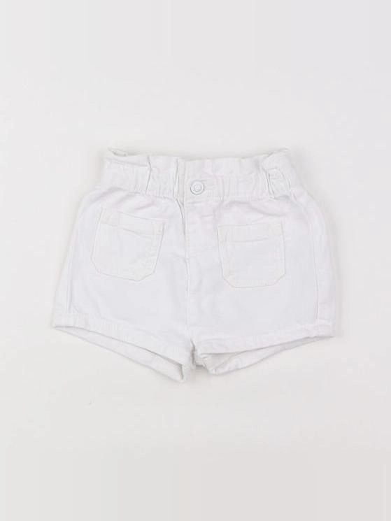 Vertbaudet - short blanc - 3 mois