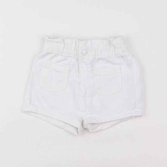 Vertbaudet - short blanc - 3 mois