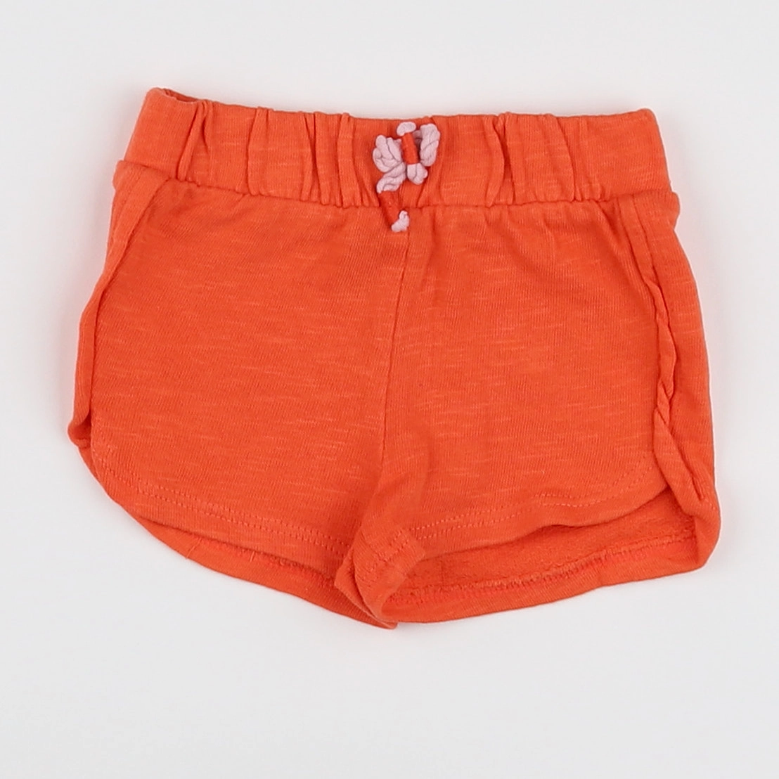 Vertbaudet - short orange - 6 mois