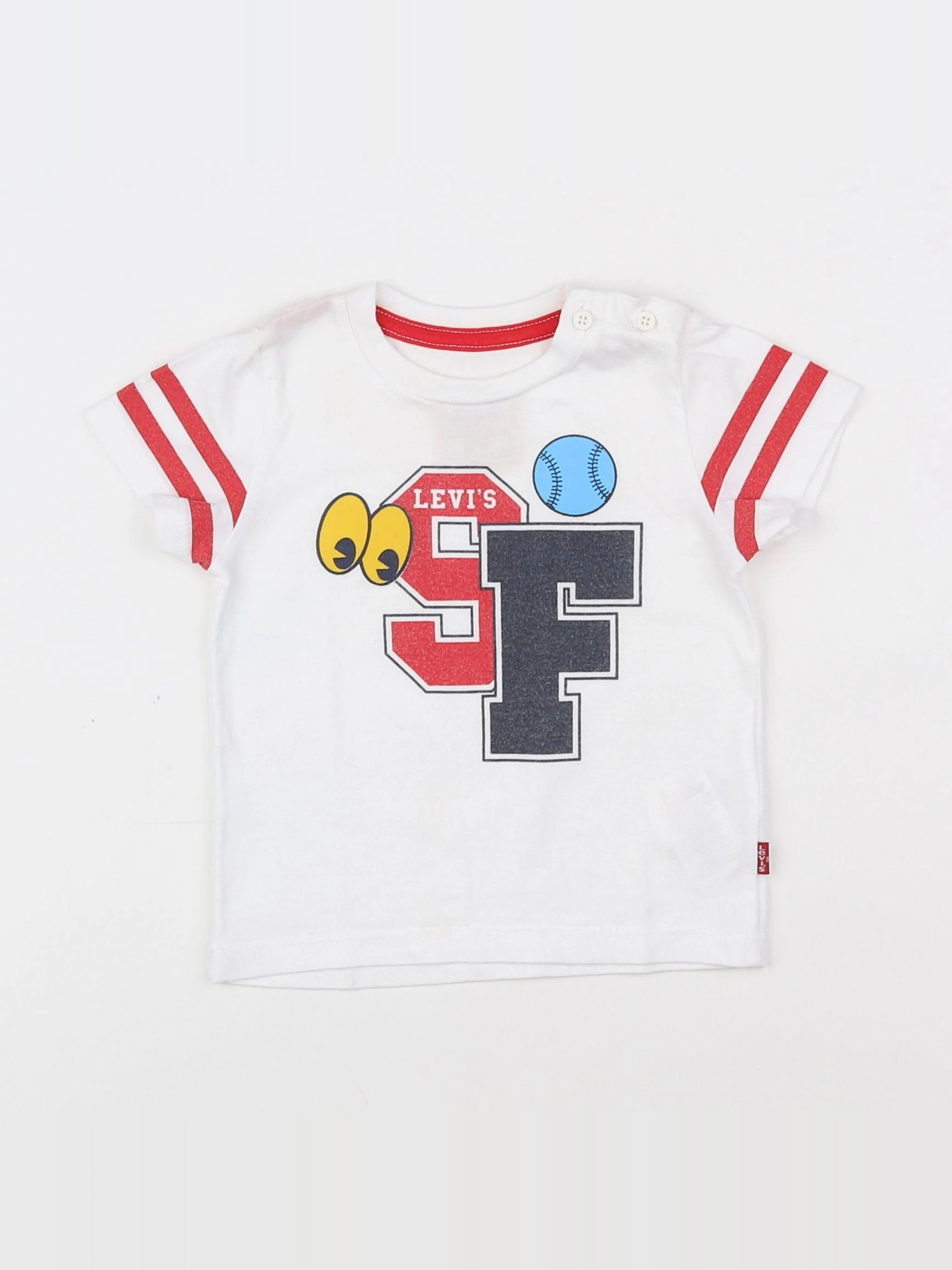 Levi's - tee-shirt multicolore - 12 mois