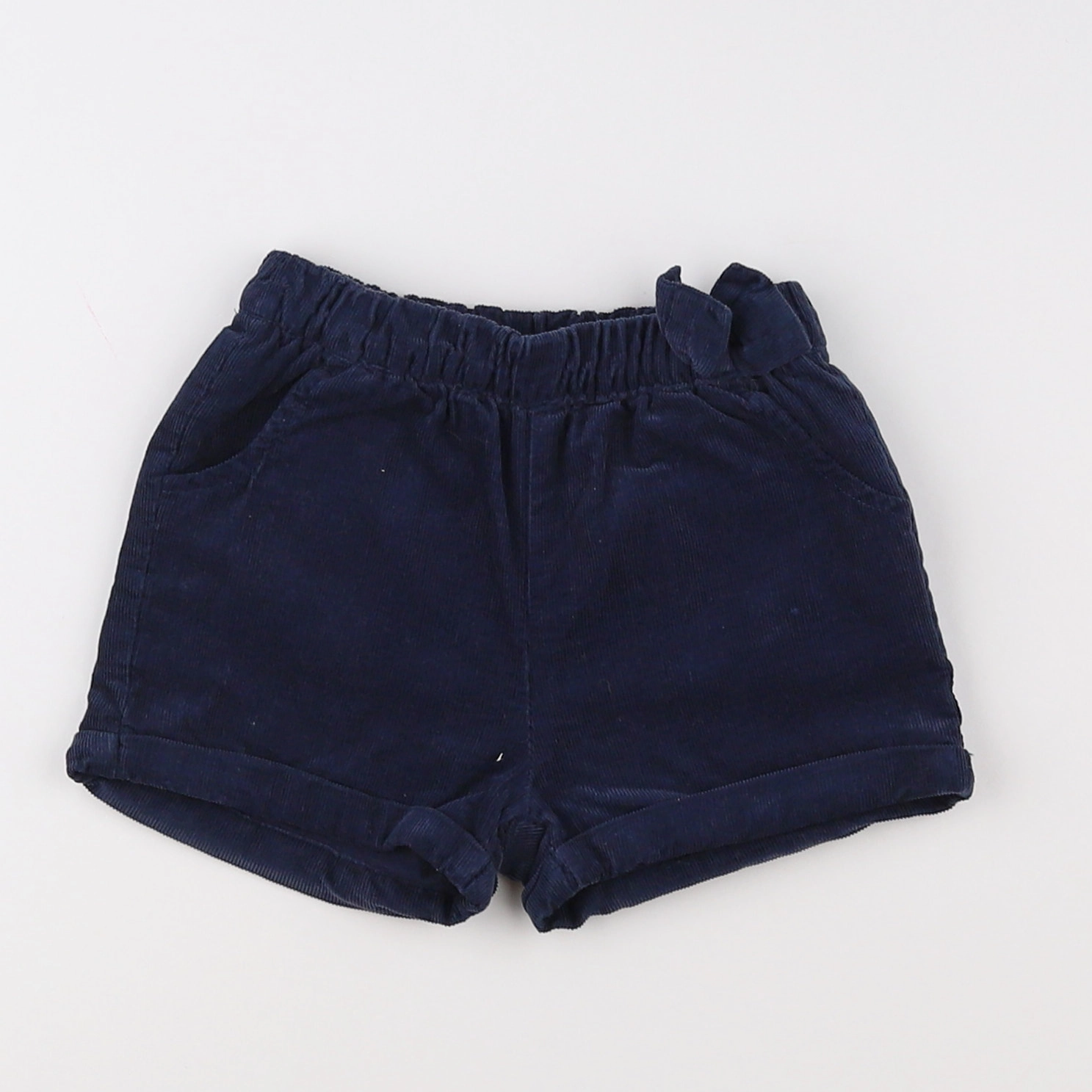 Vertbaudet - short bleu - 9 mois