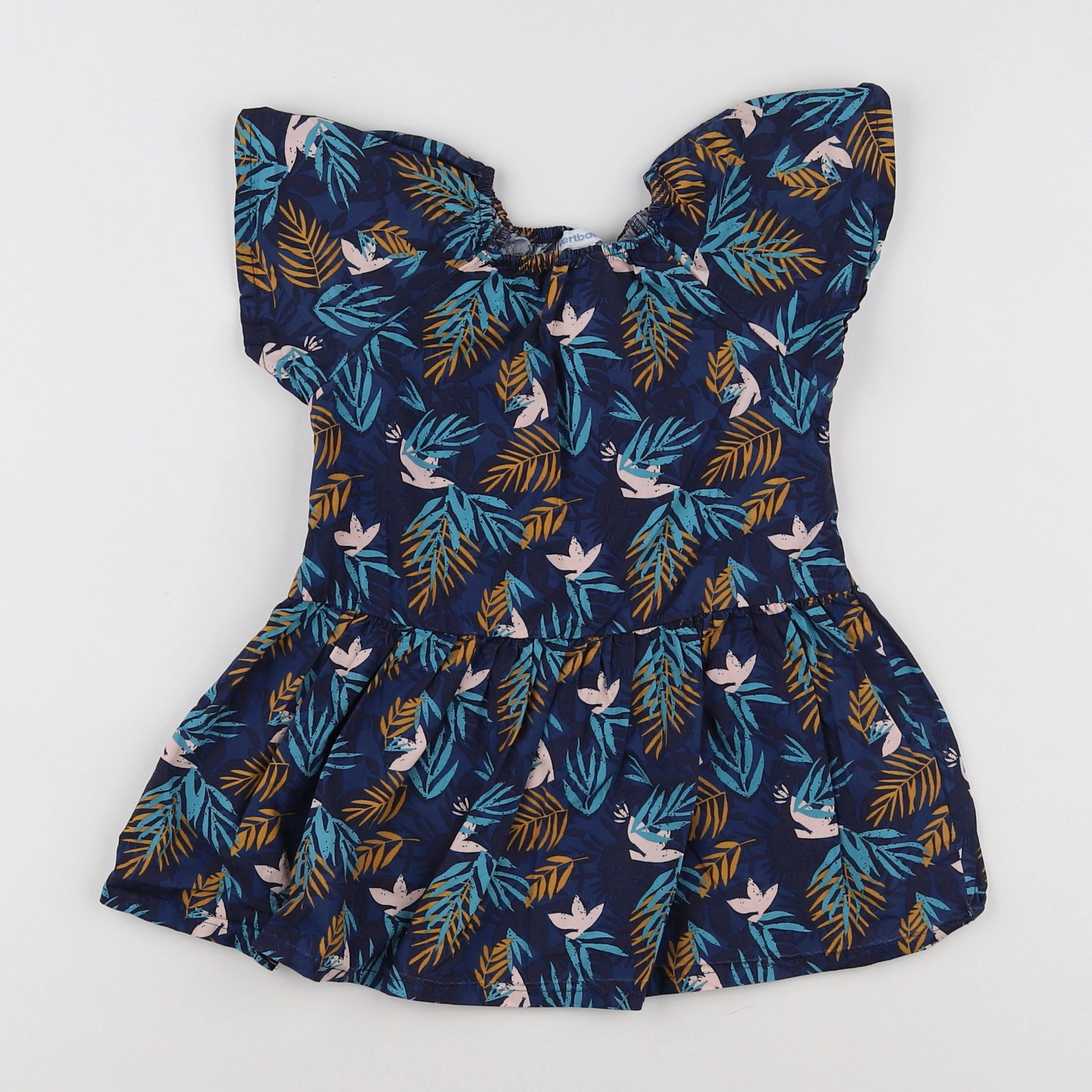 Vertbaudet - robe multicolore - 2 ans