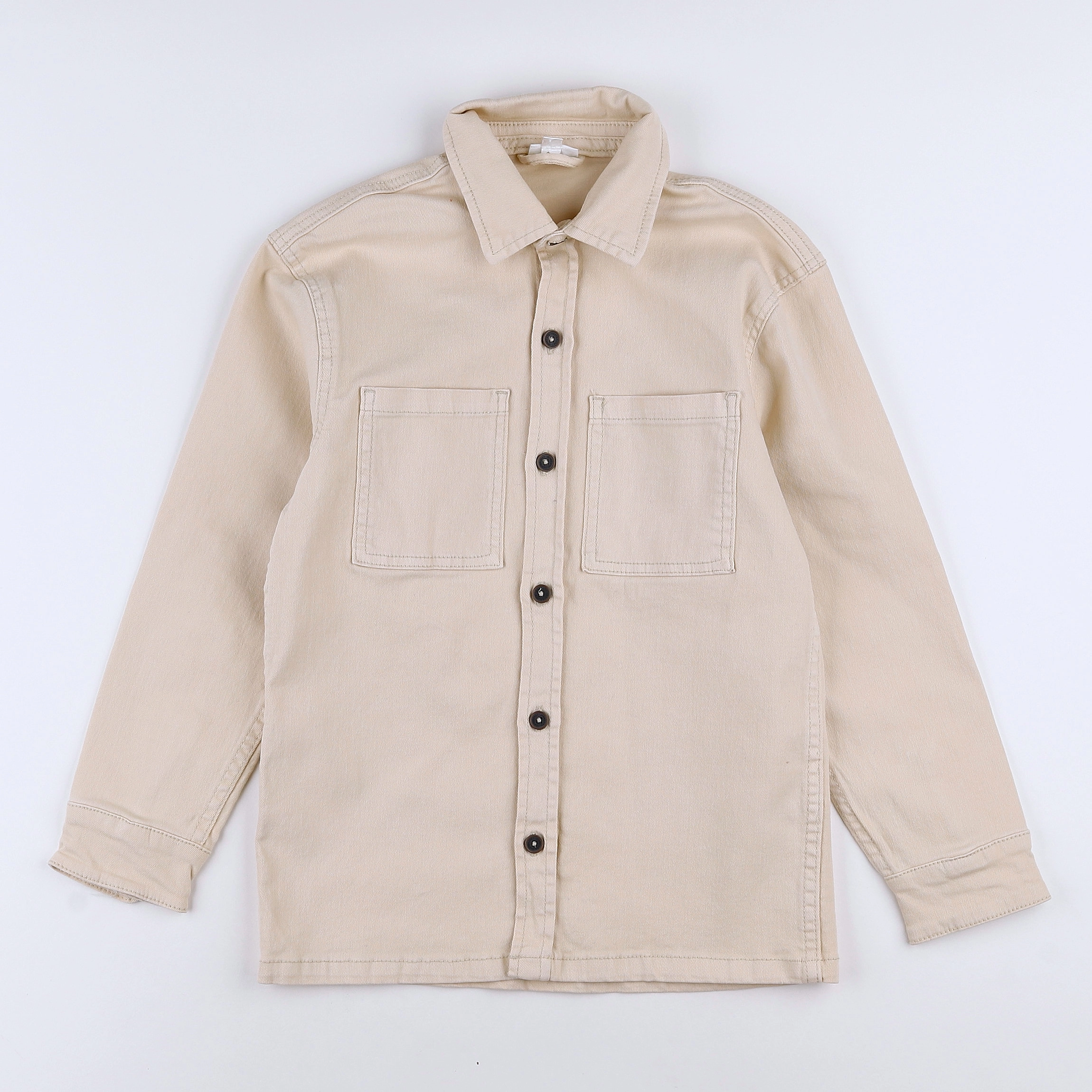 Vertbaudet - veste imprimé au dos beige - 10 ans