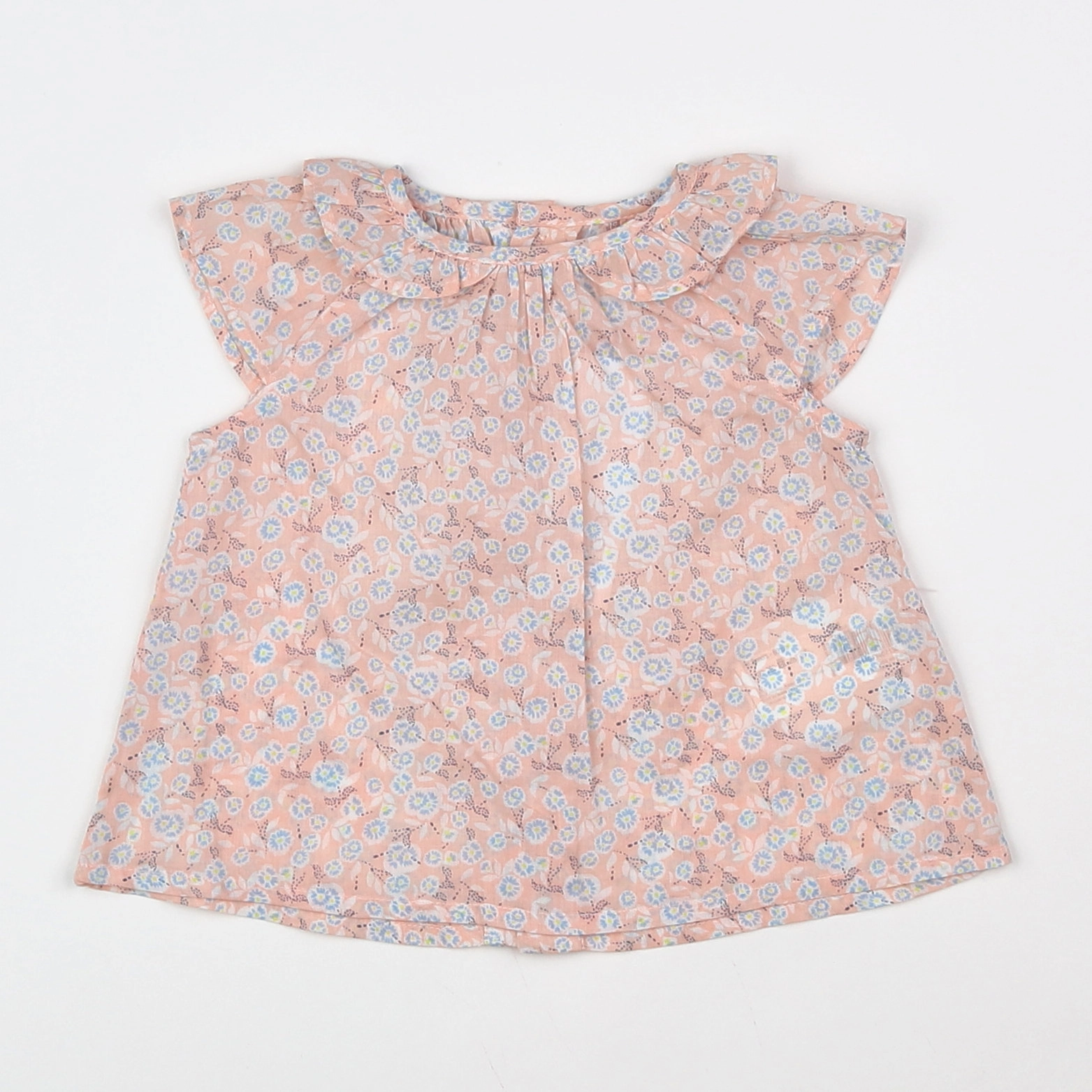 Boutchou - blouse rose (état neuf) - 3 mois