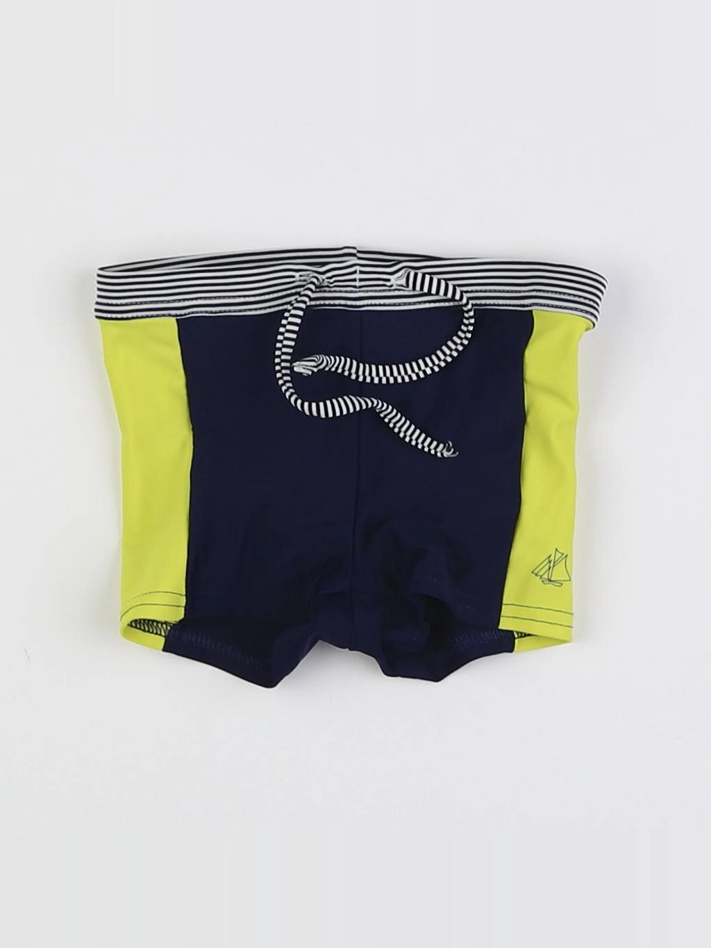 Petit Bateau - maillot de bain jaune, bleu - 12 mois