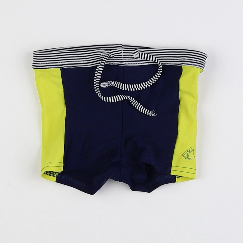 Petit Bateau - maillot de bain jaune, bleu - 12 mois