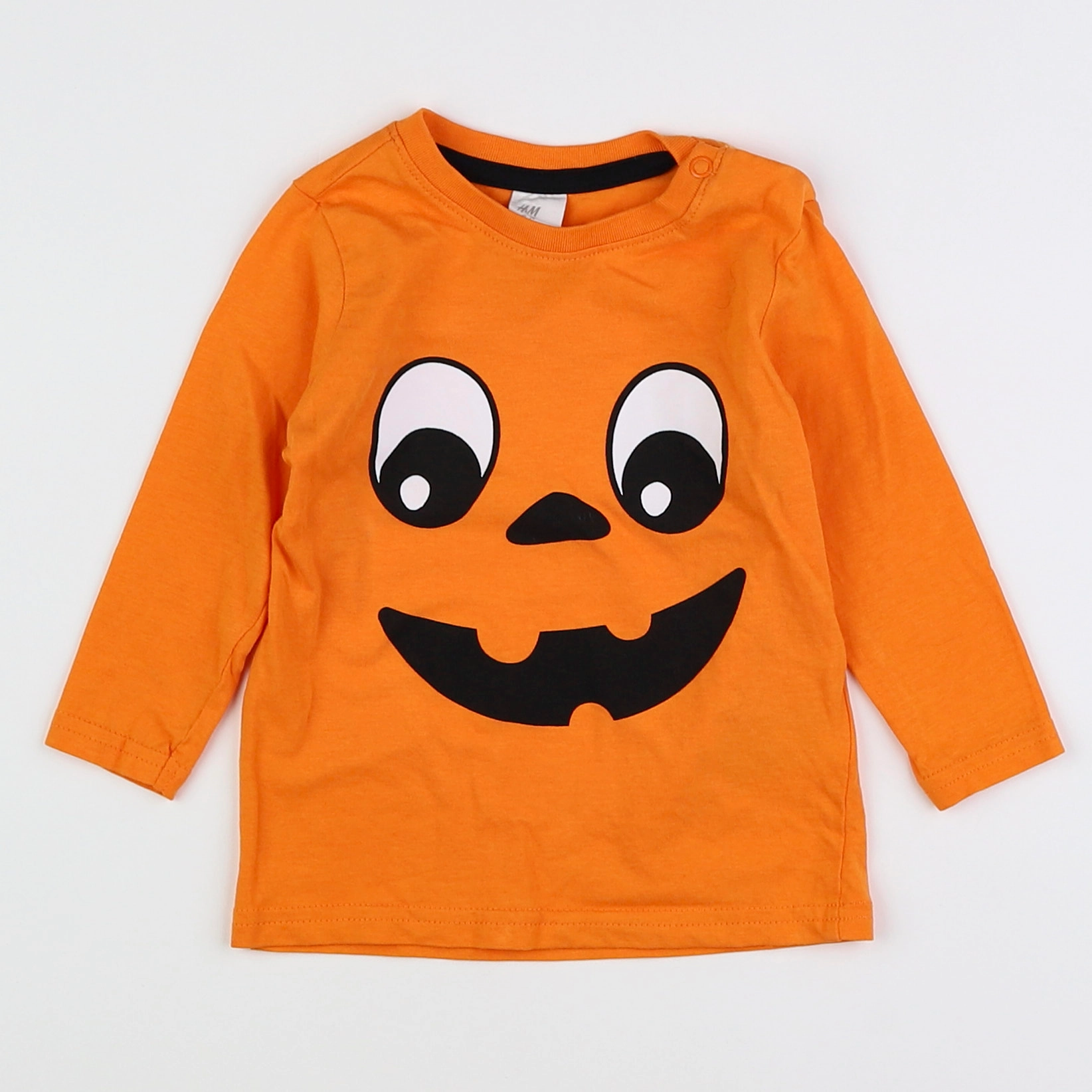 H&M - tee-shirt orange - 9 mois