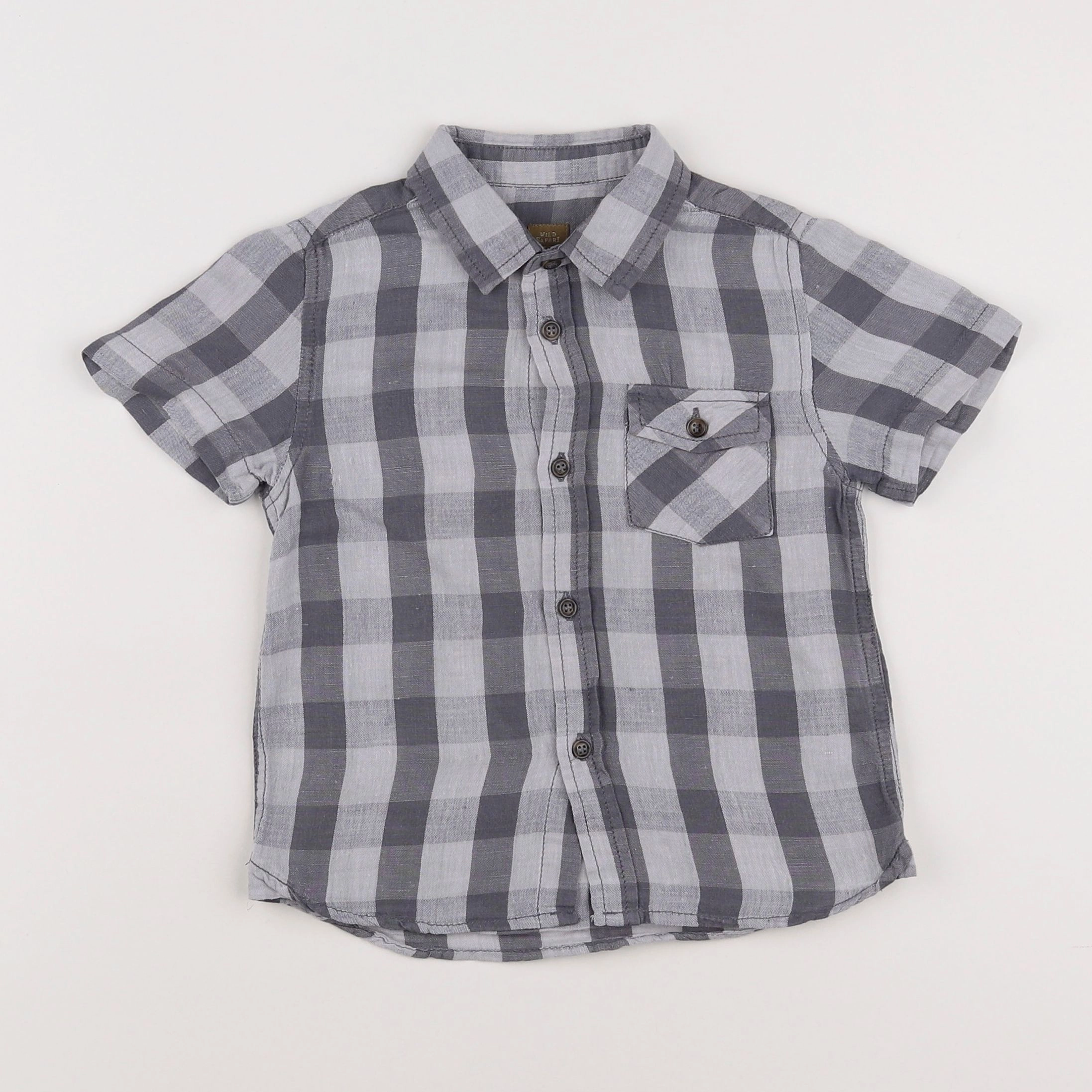 Zara - chemise gris - 2/3 ans