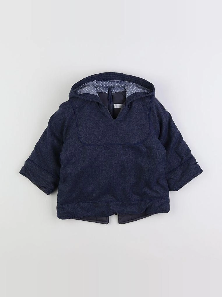 TroiZenfants - burnou bleu - 12 mois