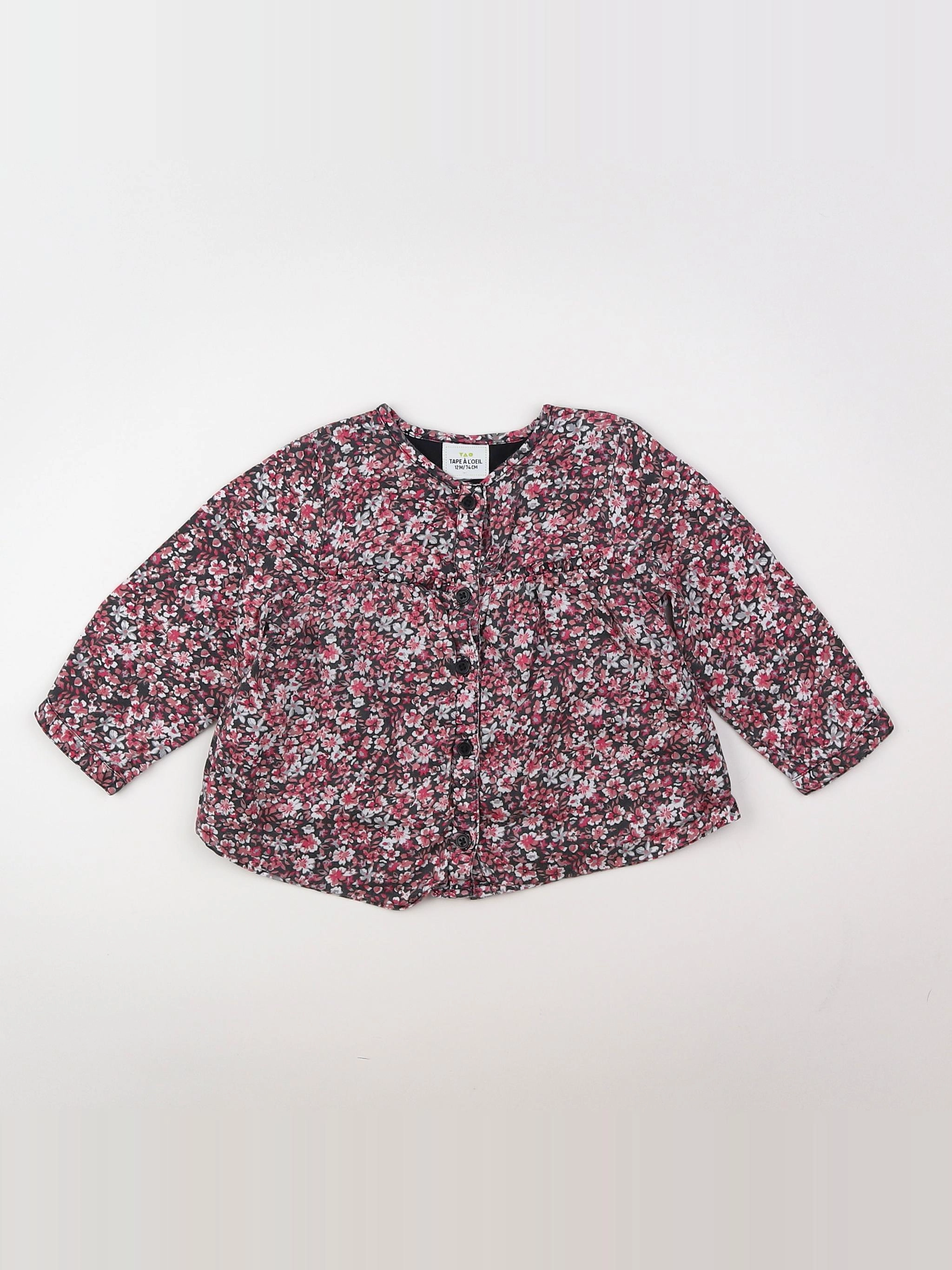 Tape à l'oeil - blouse rose - 12 mois