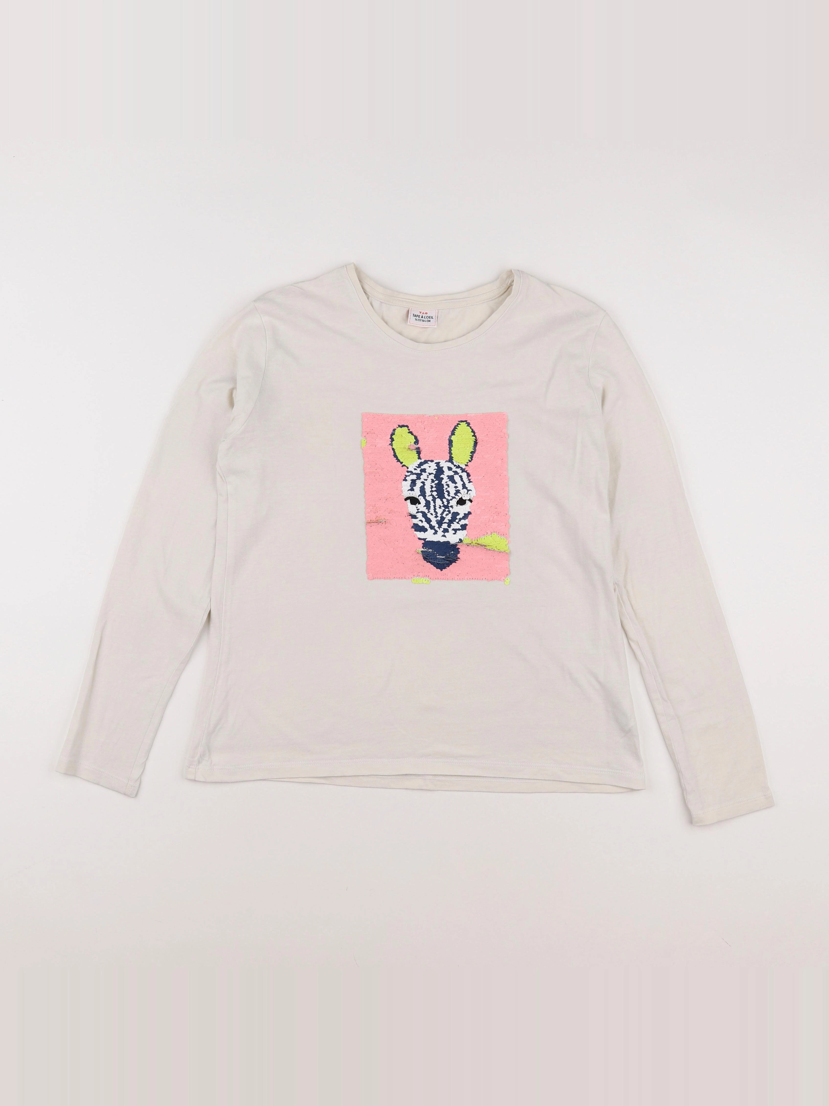 Tape à l'oeil - tee-shirt beige - 14 ans