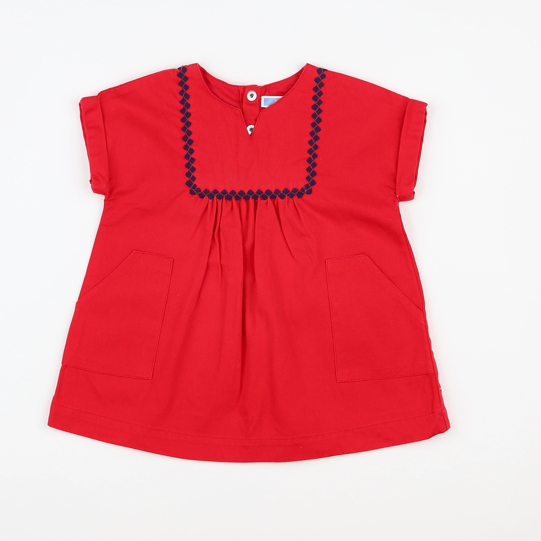 Jacadi - robe rouge - 12 mois
