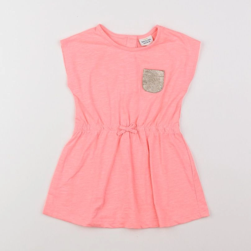 Tape à l'oeil - robe rose - 18 mois