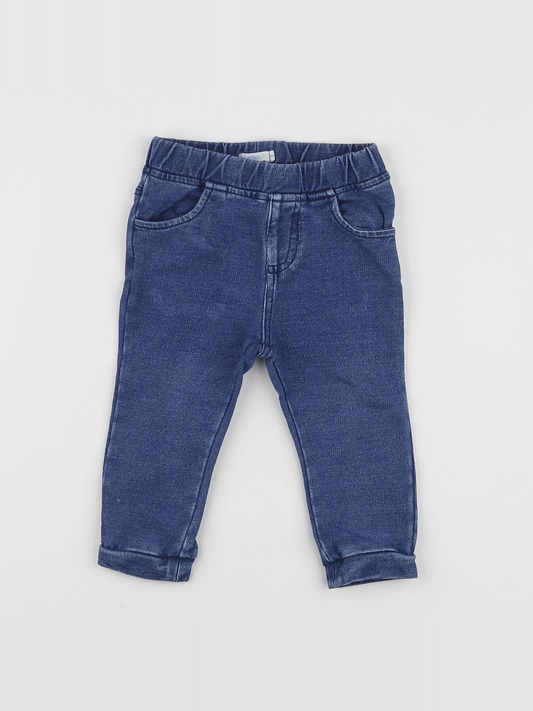 Boutchou - jegging bleu - 9 mois