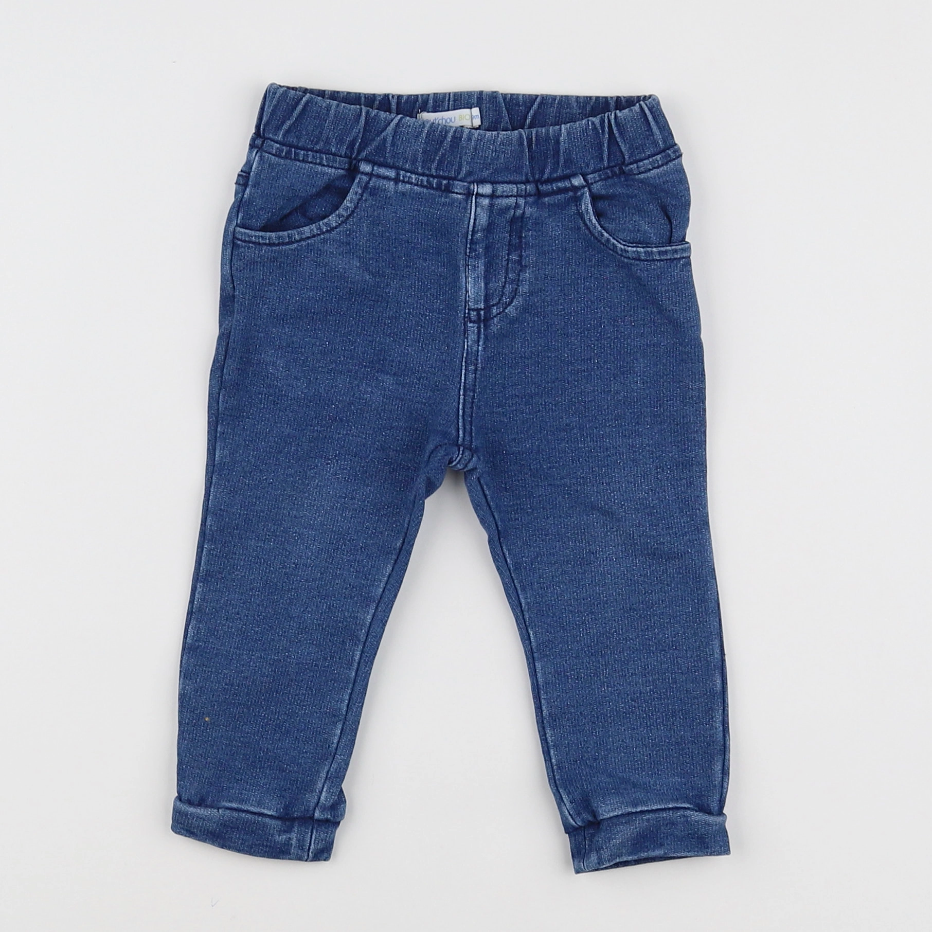 Boutchou - jegging bleu - 9 mois