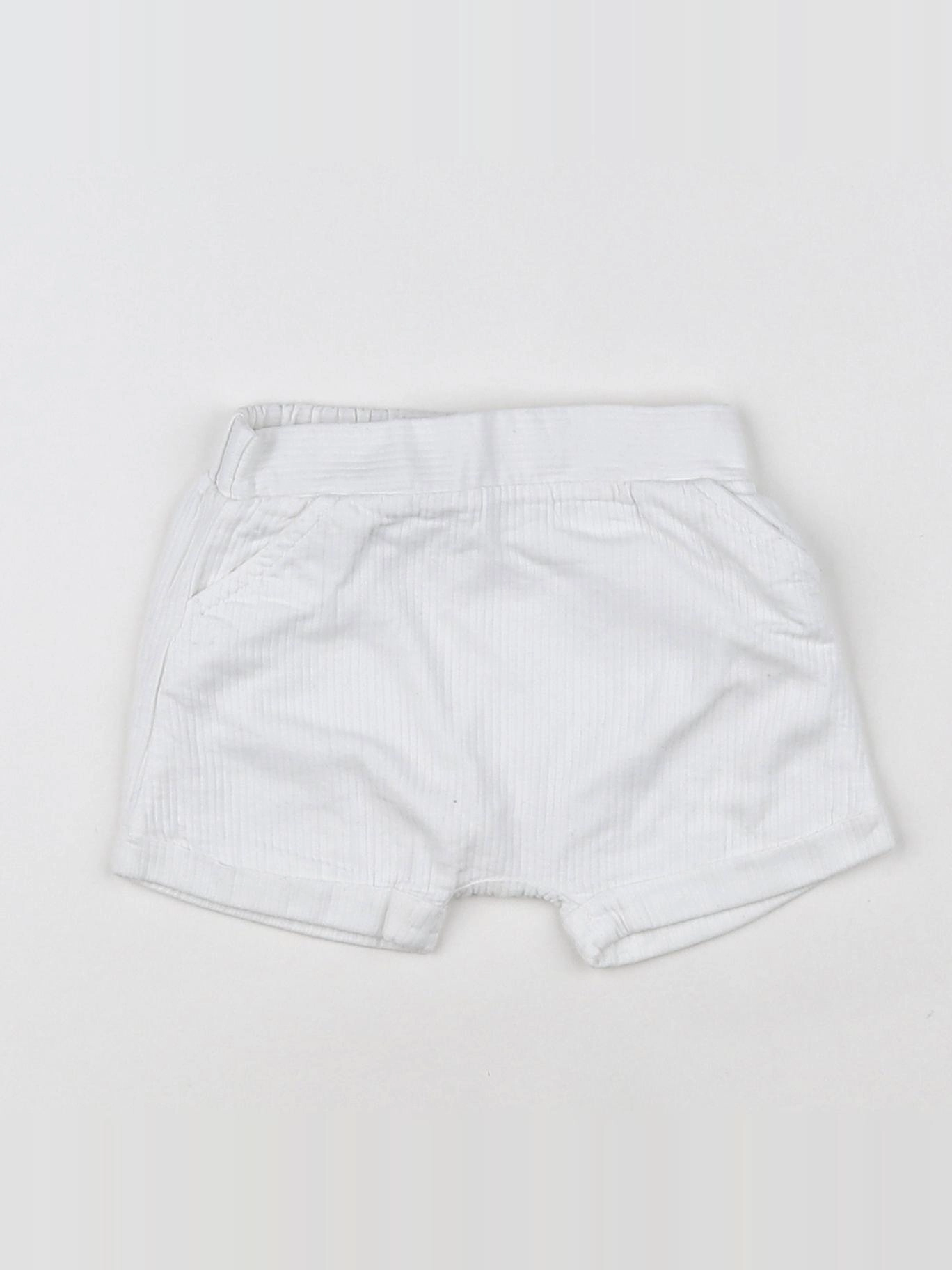 Jacadi - short blanc - 3 mois