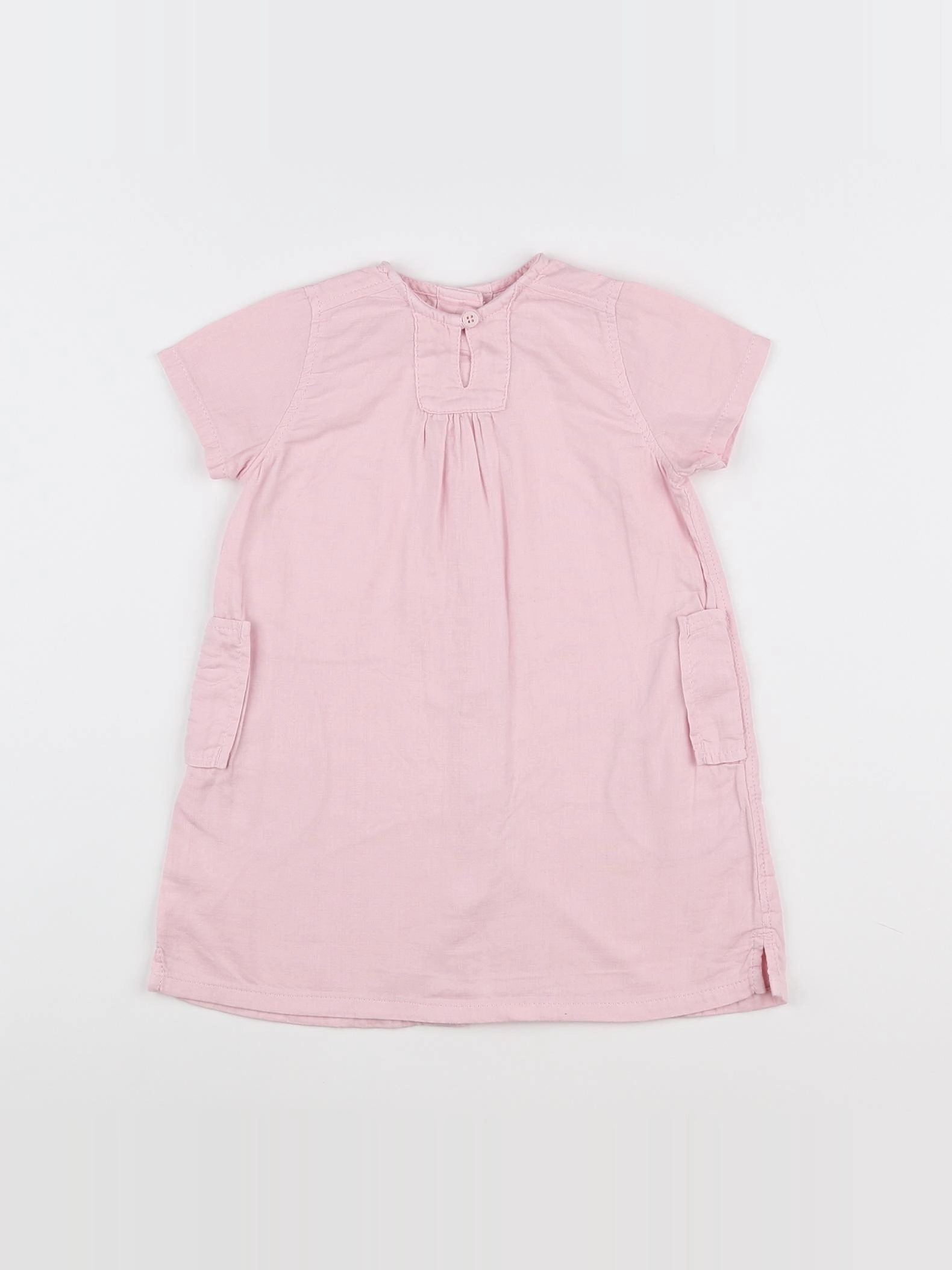 Petit Bateau - robe rose - 18 mois
