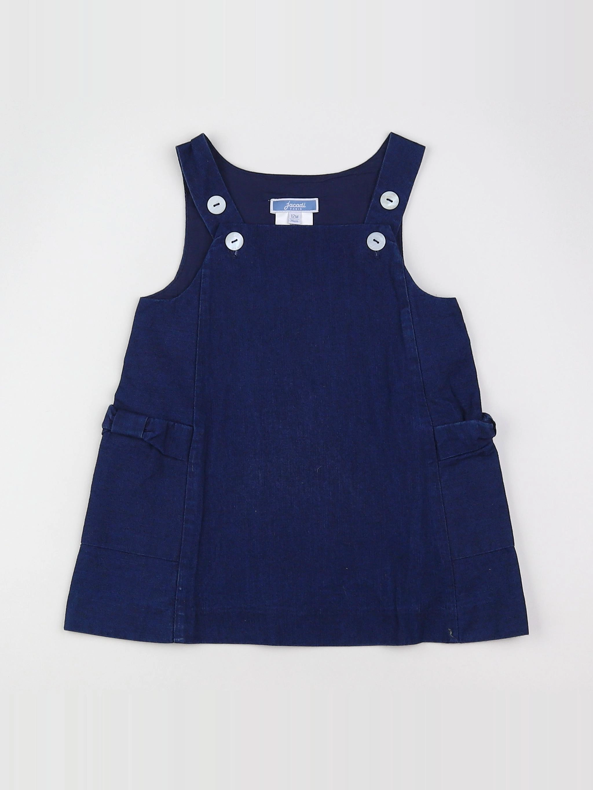 Jacadi - robe bleu - 12 mois