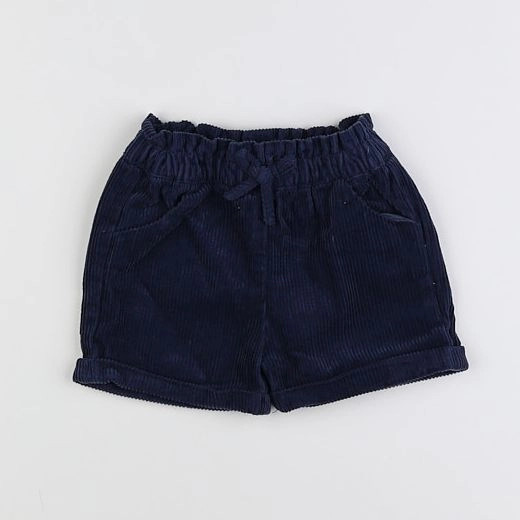 Vertbaudet - short bleu - 18 mois