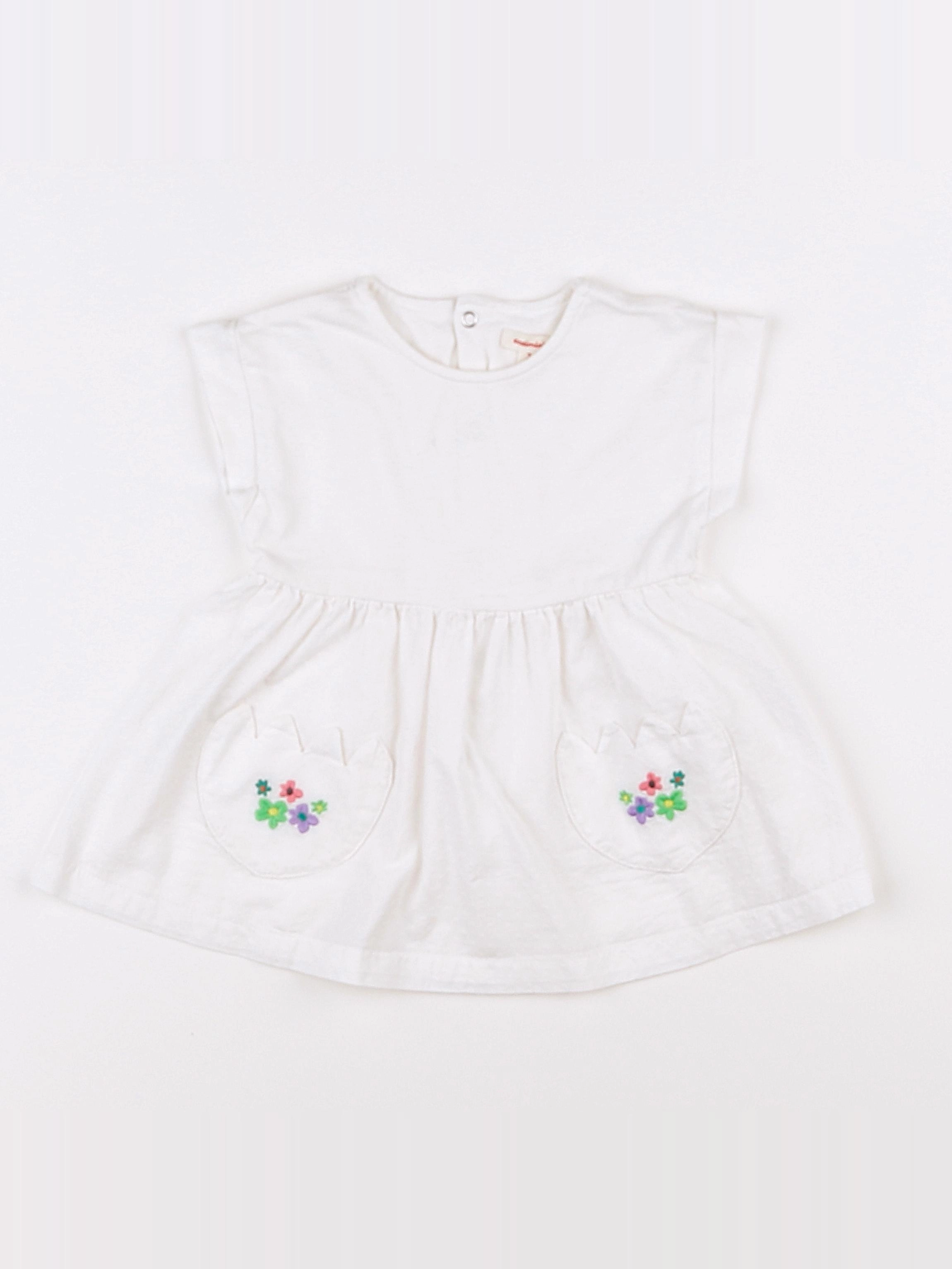 Catimini - tee-shirt blanc - 3 mois