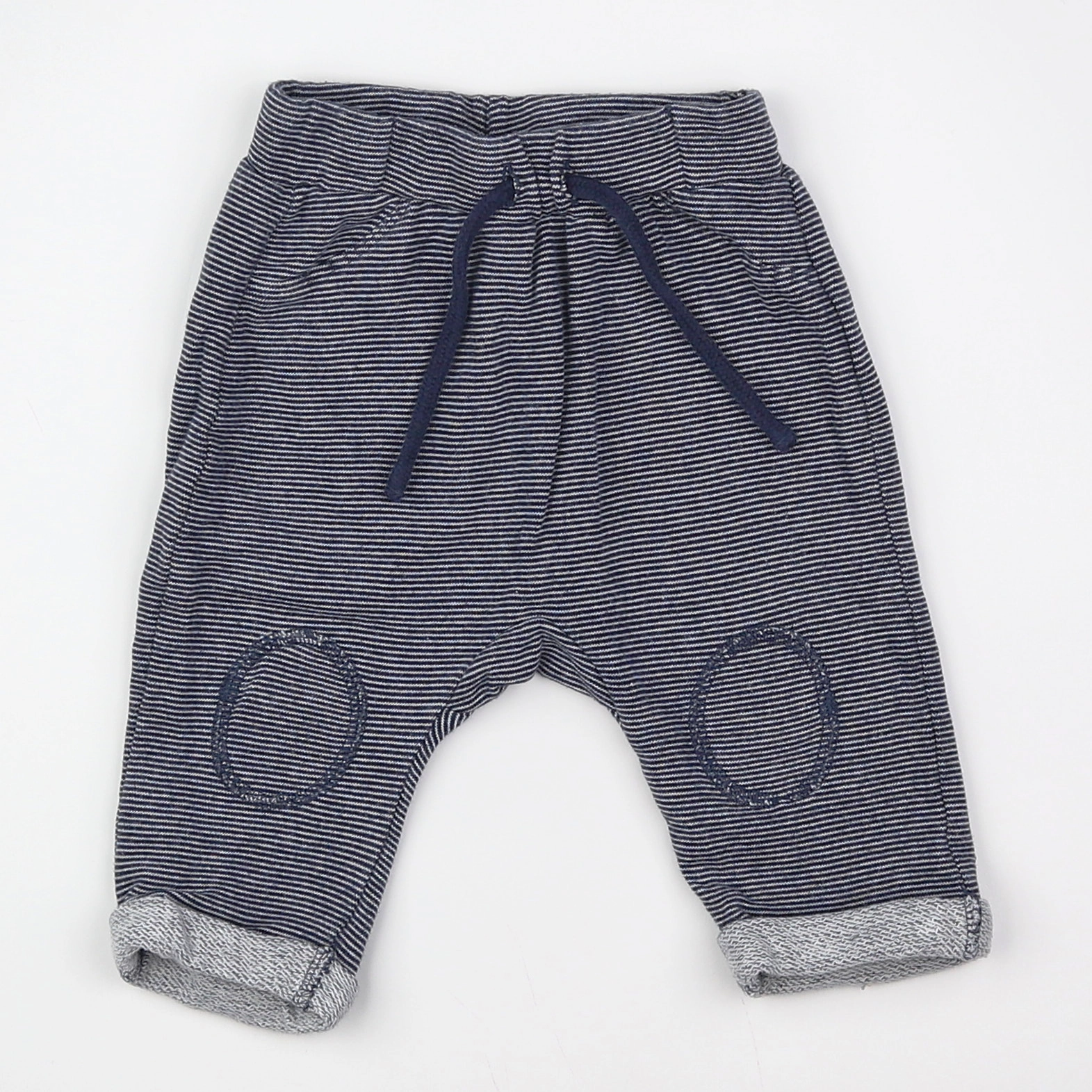 Tape à l'oeil - pantalon bleu, blanc - 6 mois