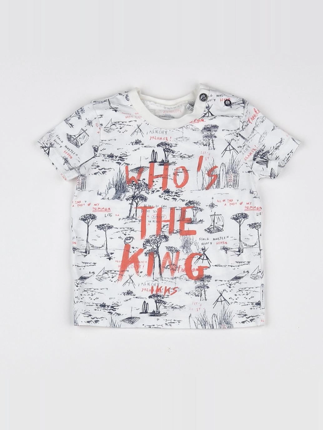 IKKS - tee-shirt blanc - 6 mois