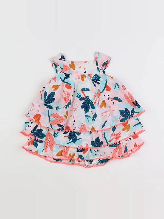Catimini - robe multicolore - 6 mois