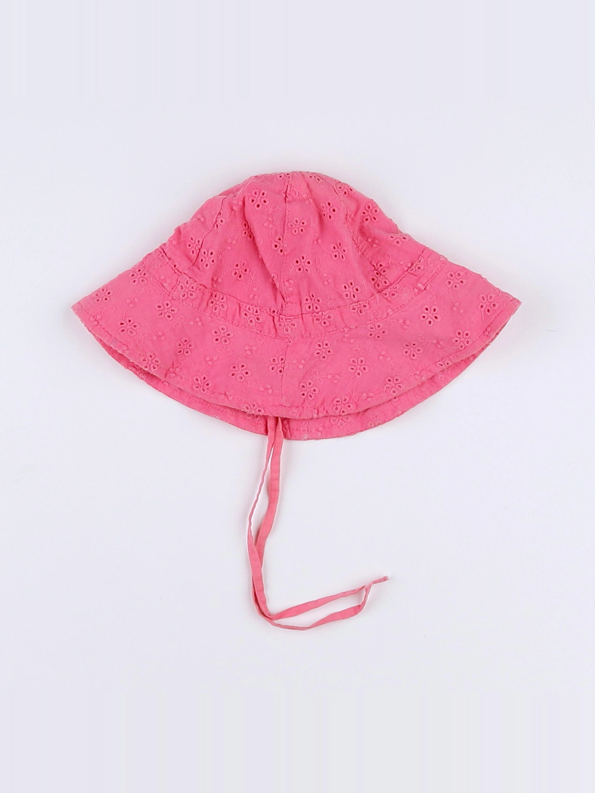 Petit Bateau - chapeau rose - 3 mois