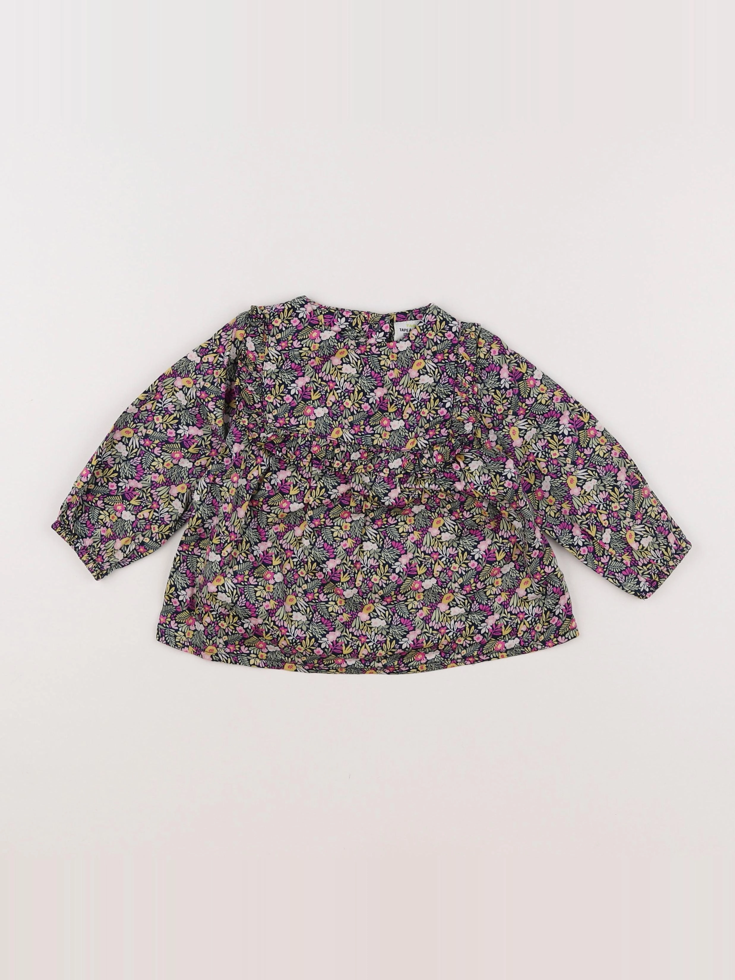 Tape à l'oeil - blouse multicolore - 12 mois