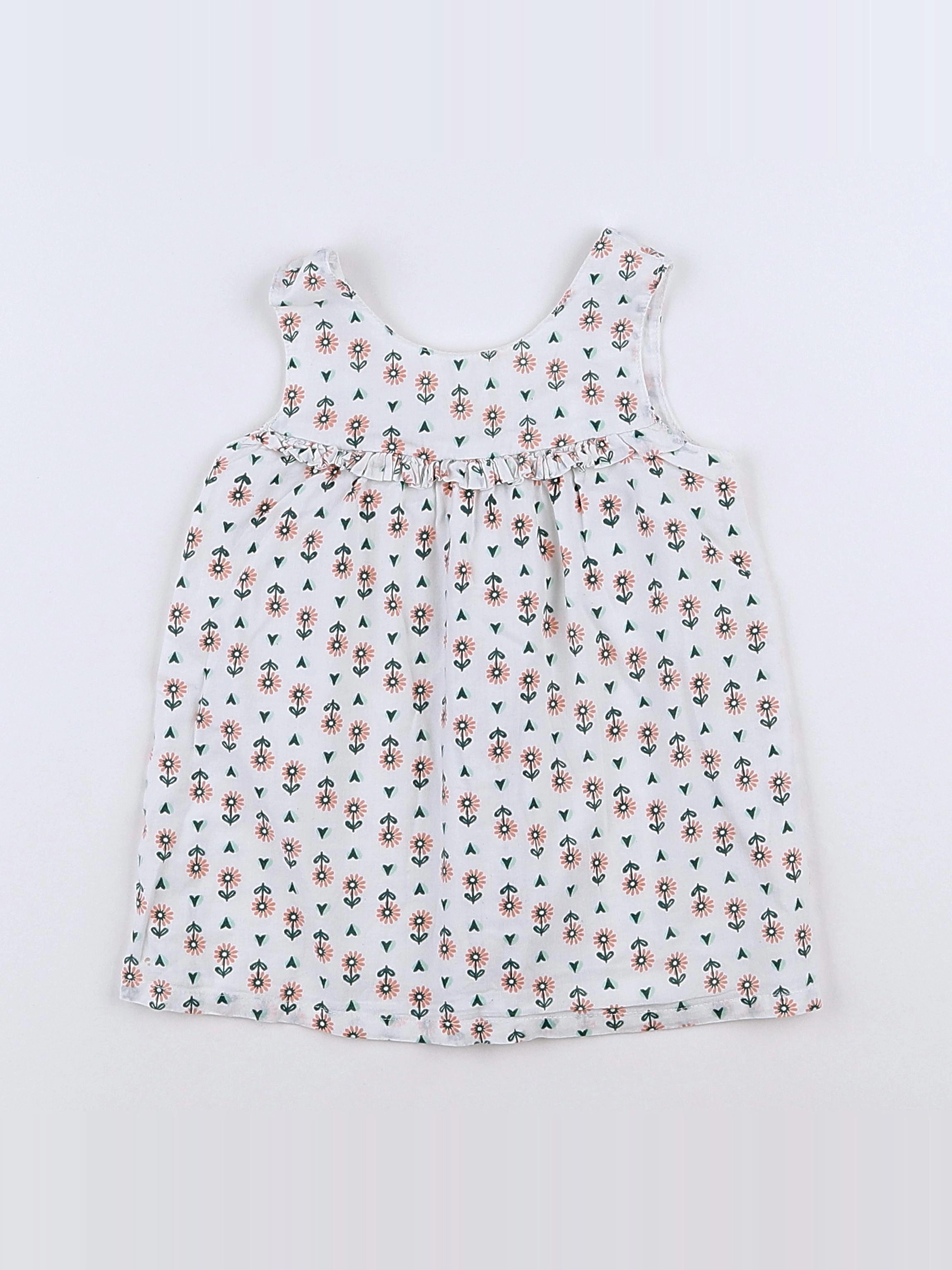 La Redoute - blouse blanc - 18 mois