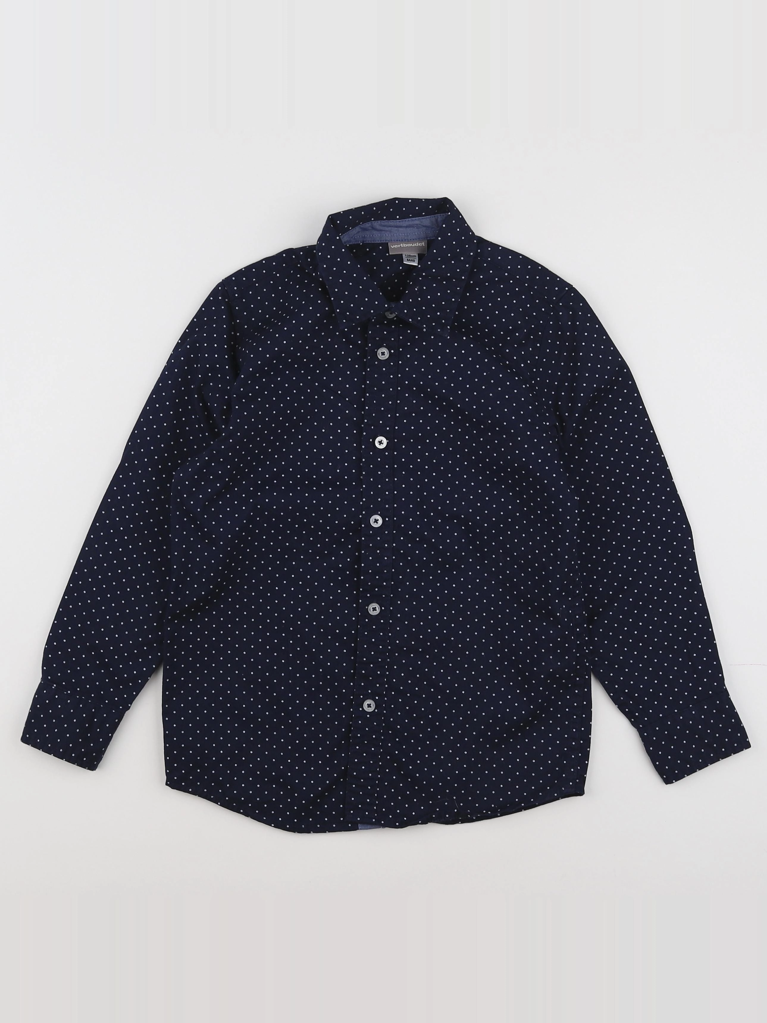 Vertbaudet - chemise bleu - 8 ans