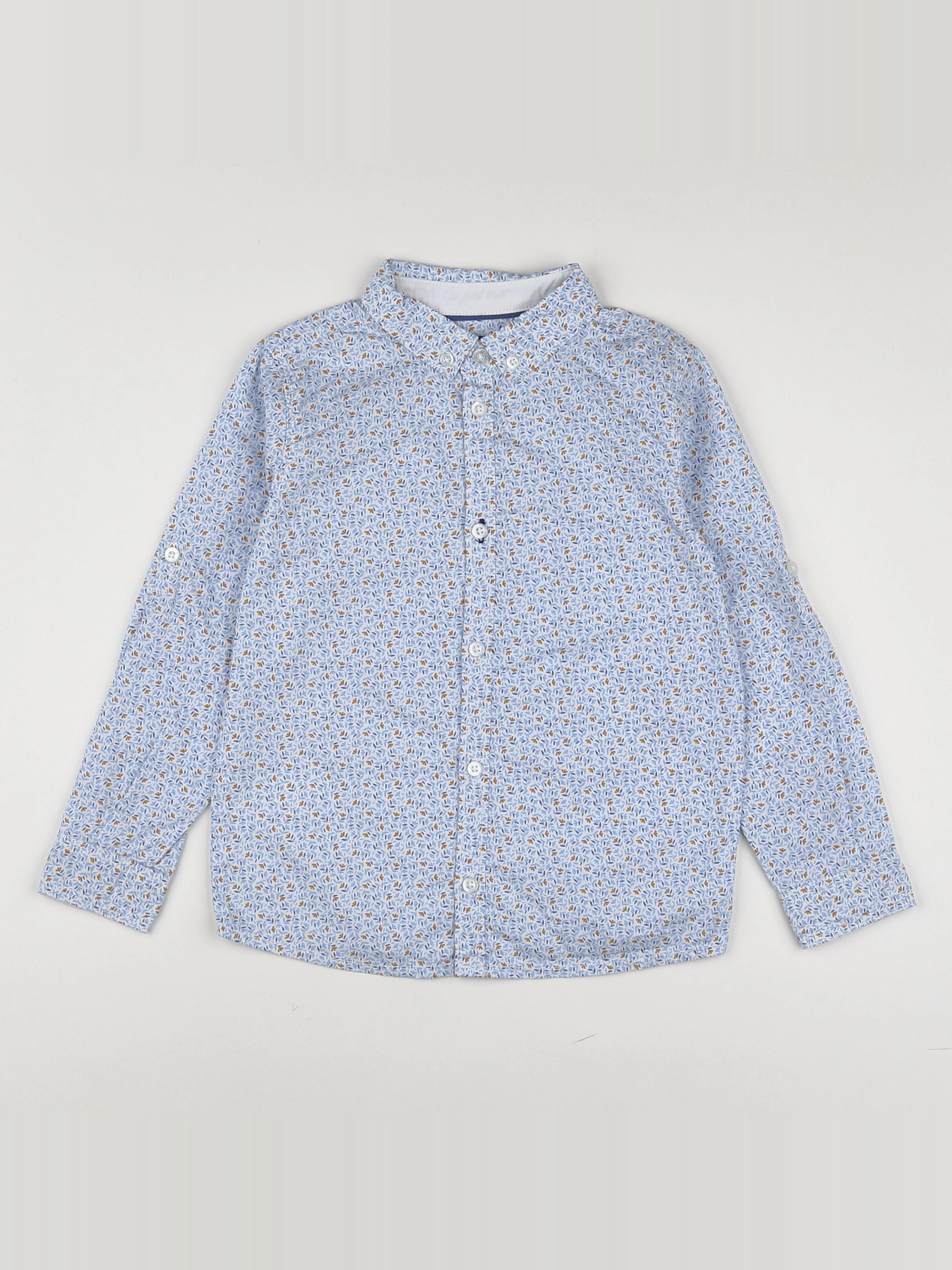 Okaidi - chemise bleu - 5 ans