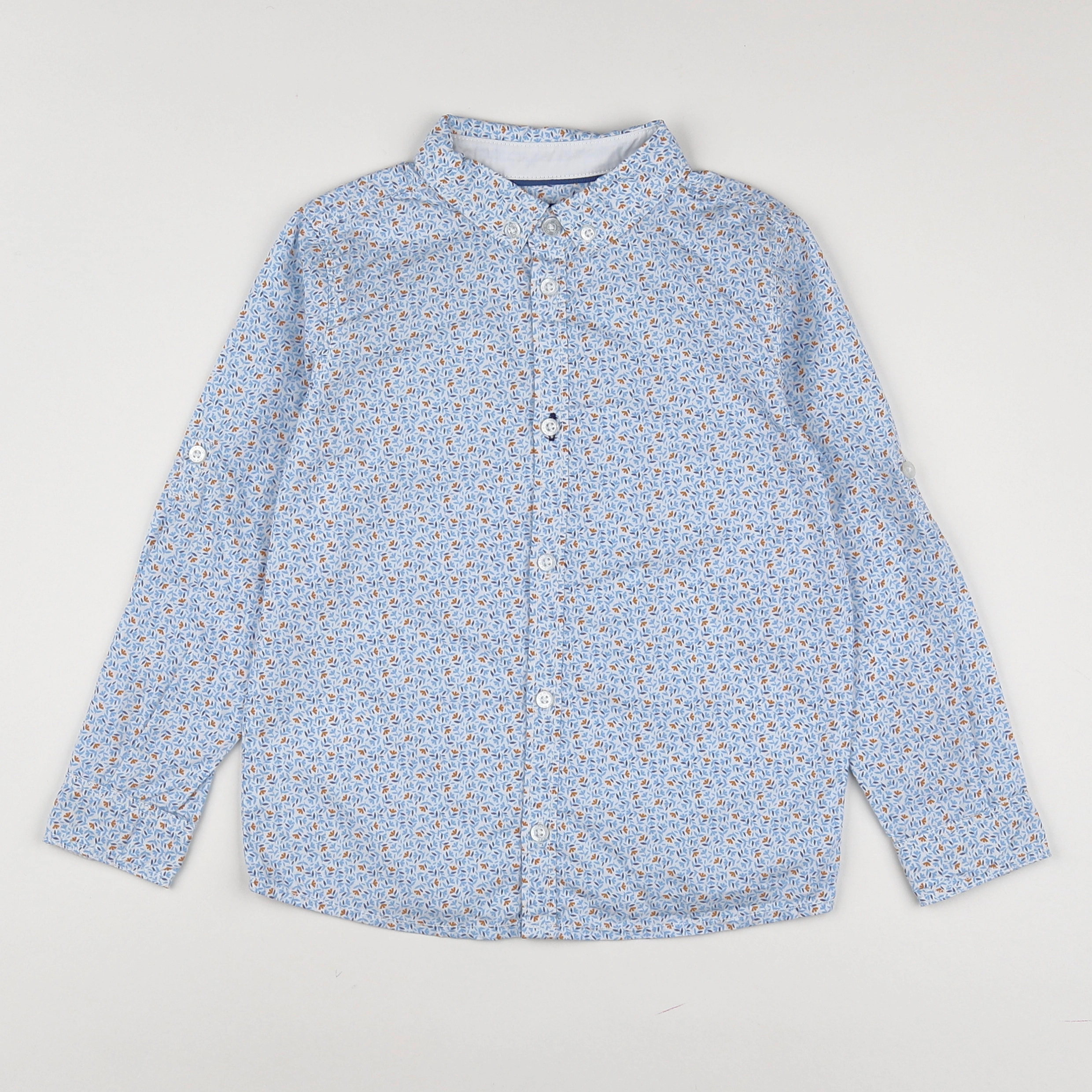 Okaidi - chemise bleu - 5 ans