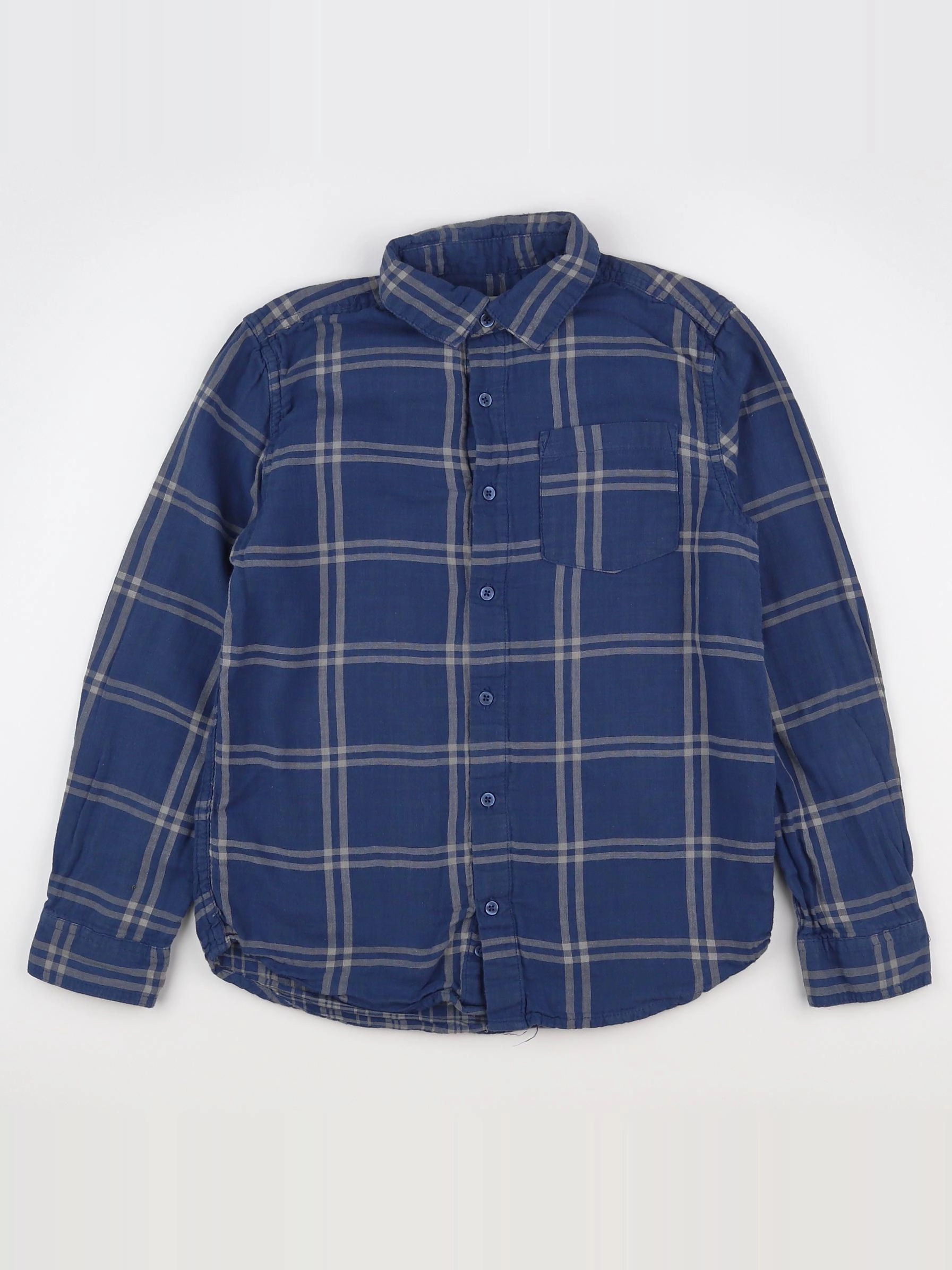 Monoprix - chemise bleu - 12 ans