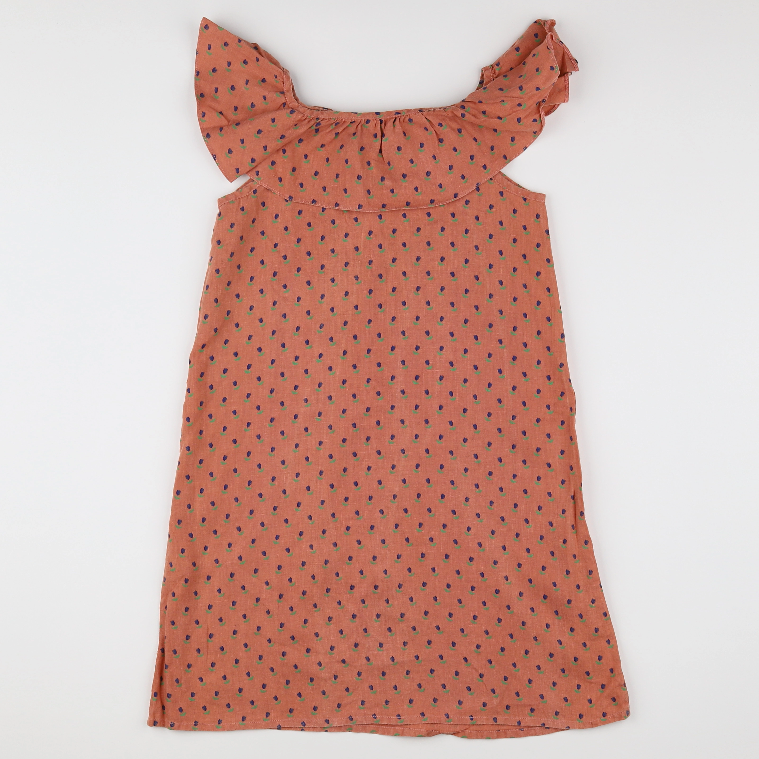 Oeuf NYC - robe orange - 8 ans