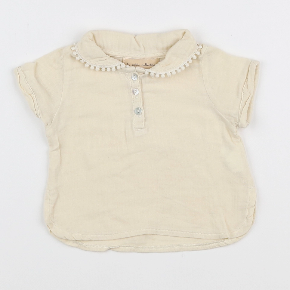 La Petite Collection - blouse beige - 3 mois