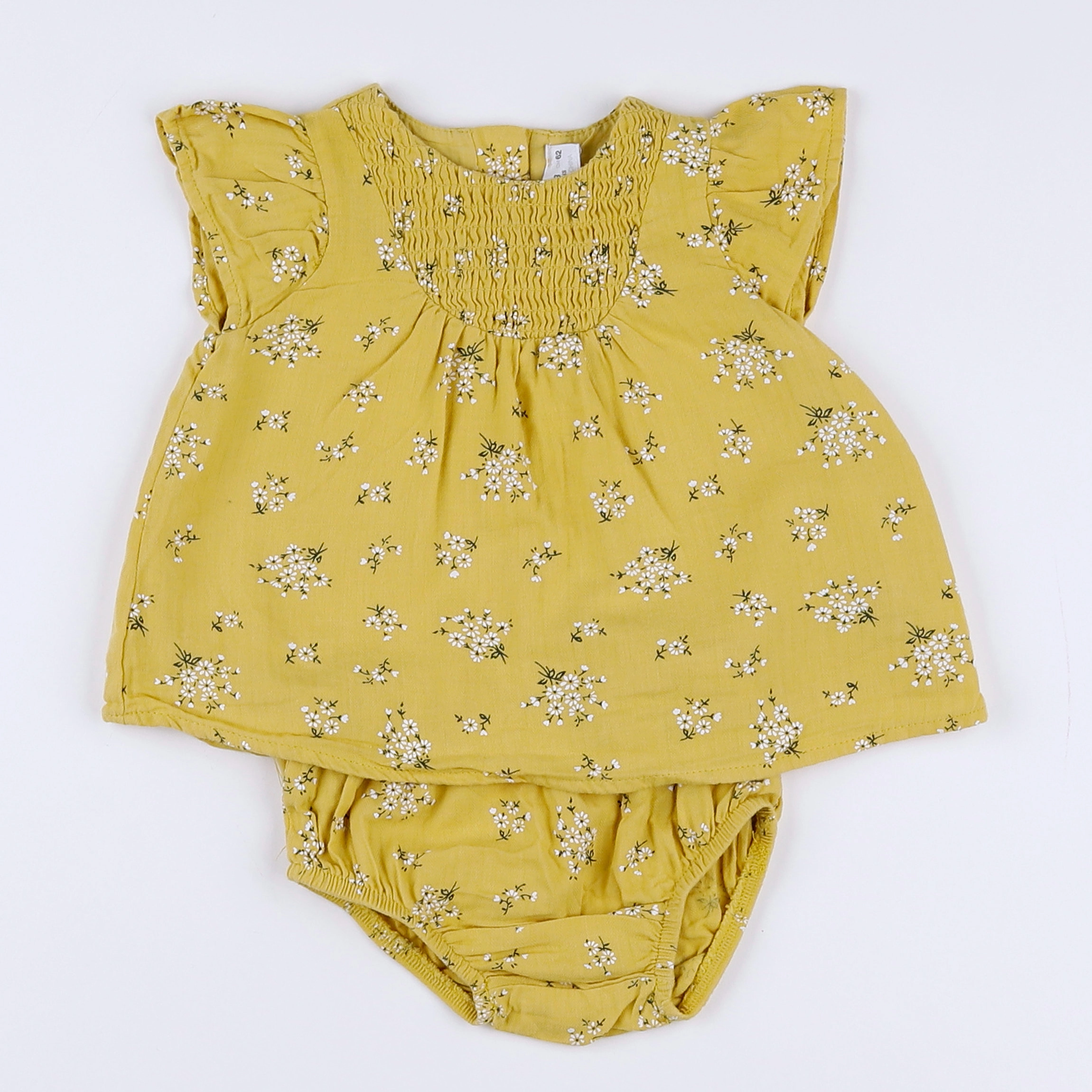 Zara - robe jaune - 1/3 mois