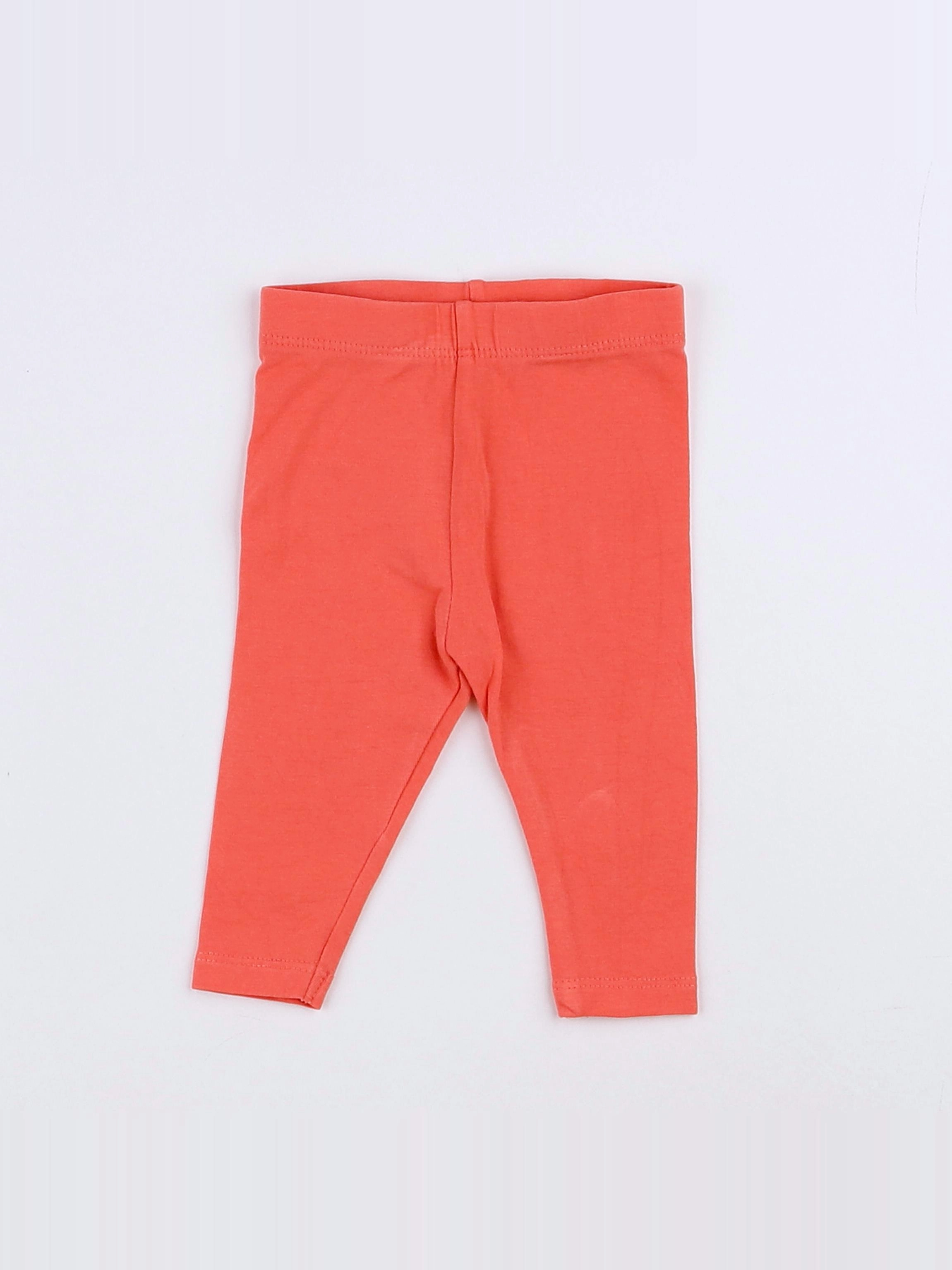 Vertbaudet - legging orange - 1 mois