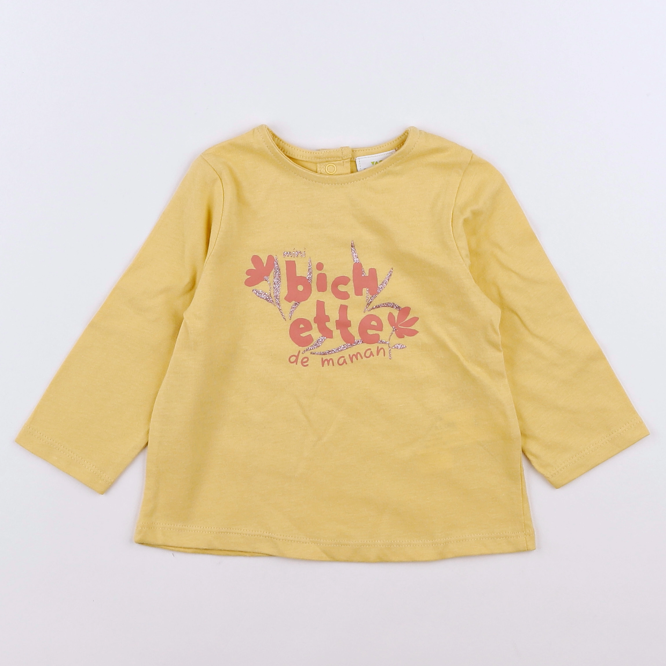 Tape à l'oeil - tee-shirt jaune - 9 mois
