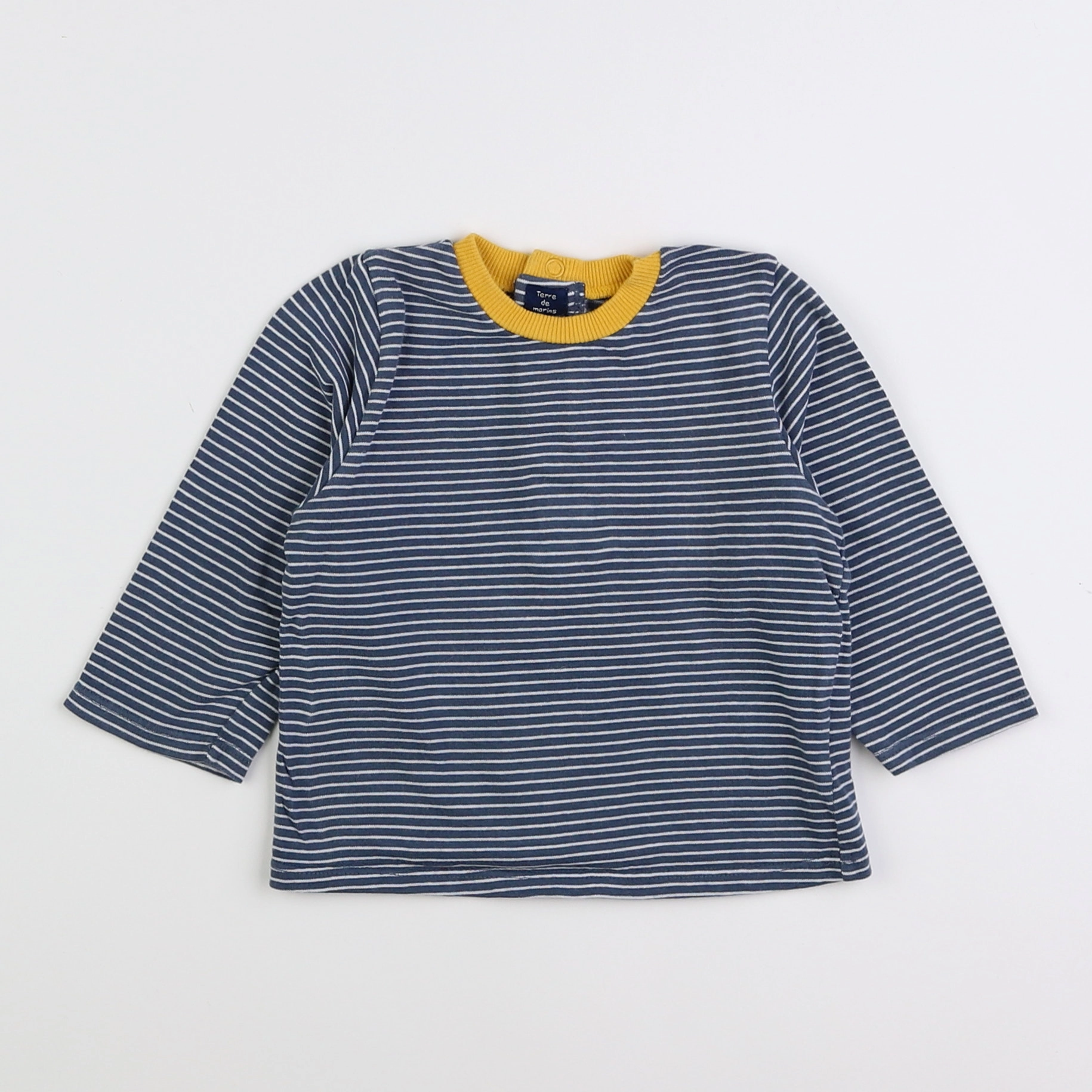 Terre de marins - tee-shirt bleu - 12 mois