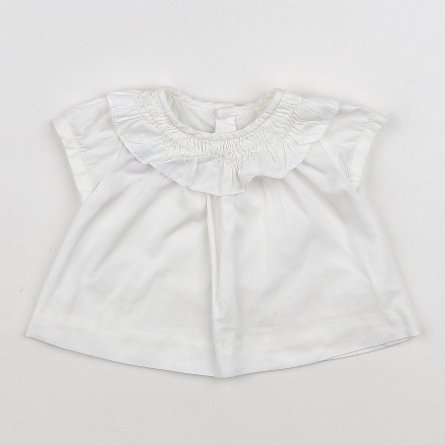 Jacadi - blouse blanc - 1 mois