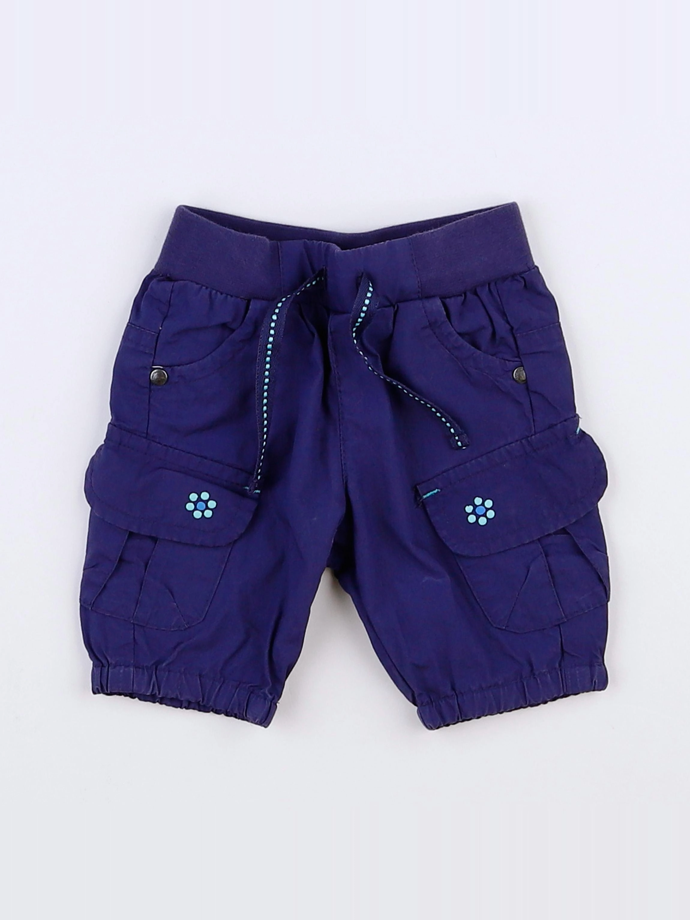 Vertbaudet - short bleu - 3 mois