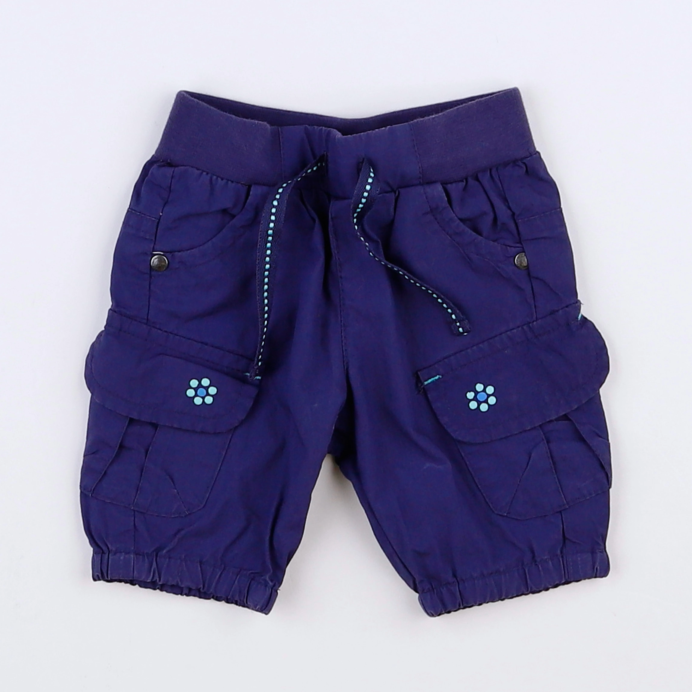 Vertbaudet - short bleu - 3 mois