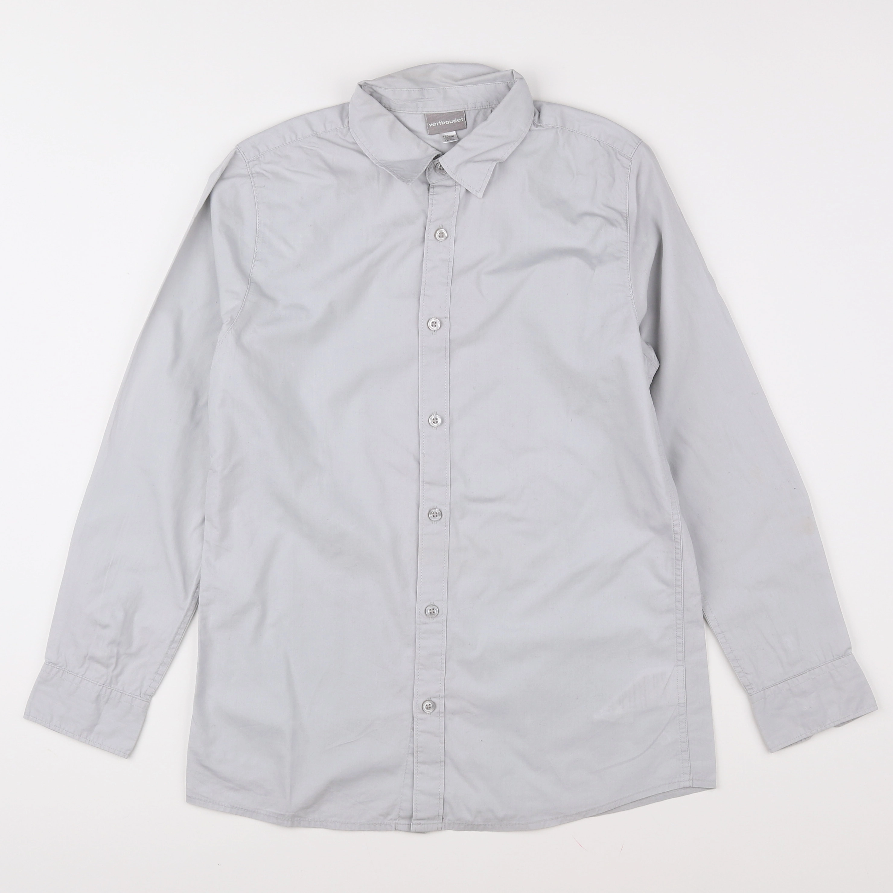 Vertbaudet - chemise gris - 12 ans