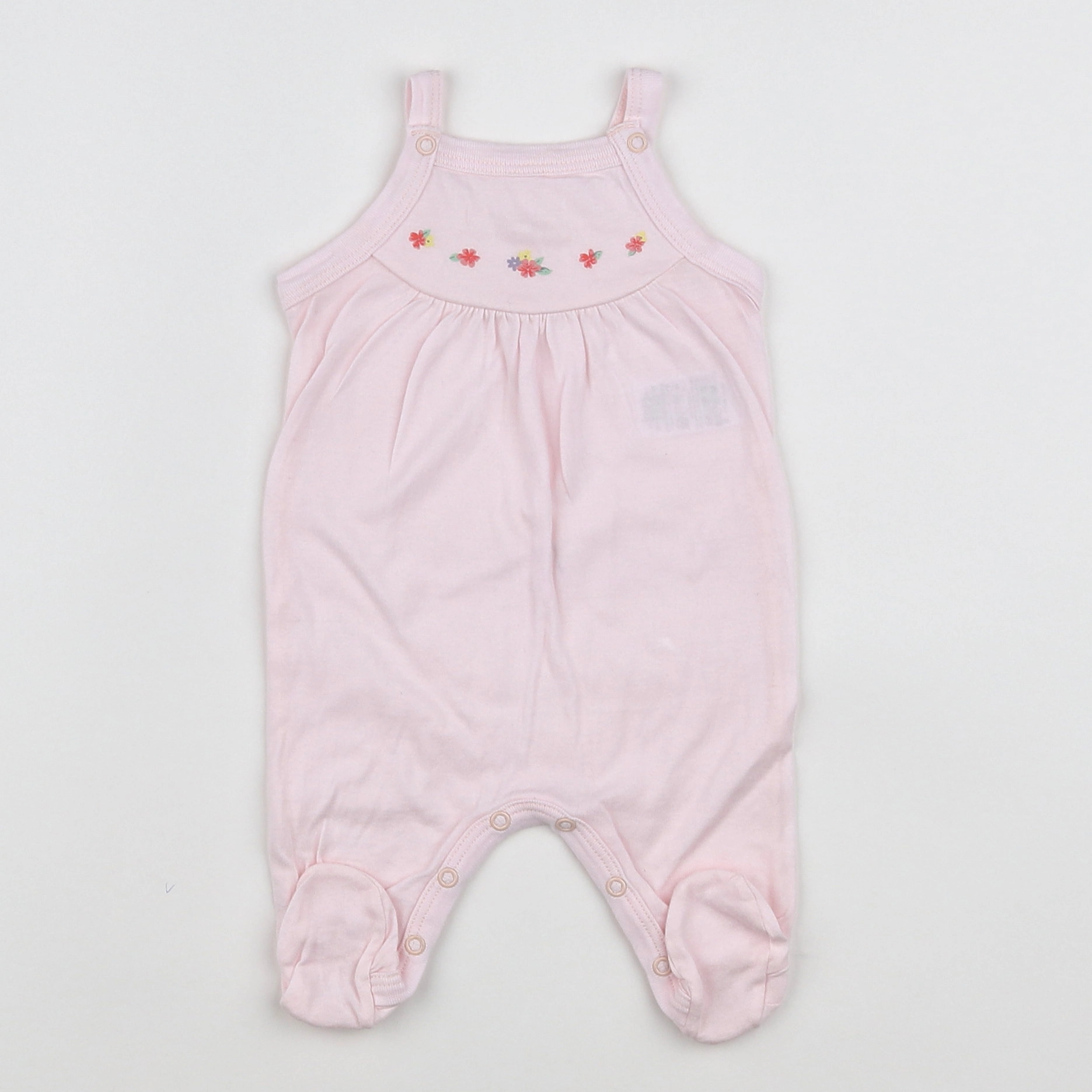 Petit Bateau - combinaison rose - 0 mois