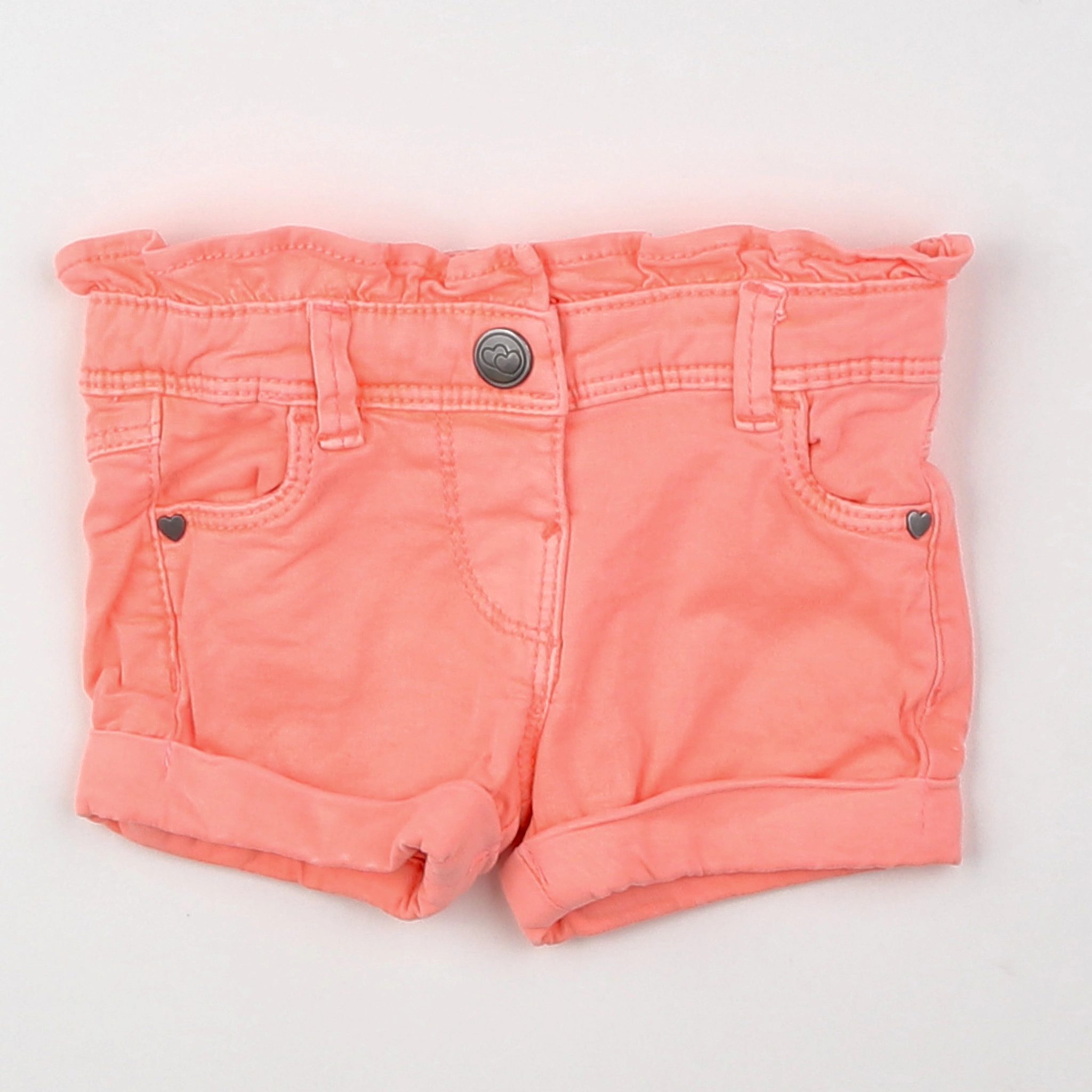 Tape à l'oeil - short orange - 3 mois